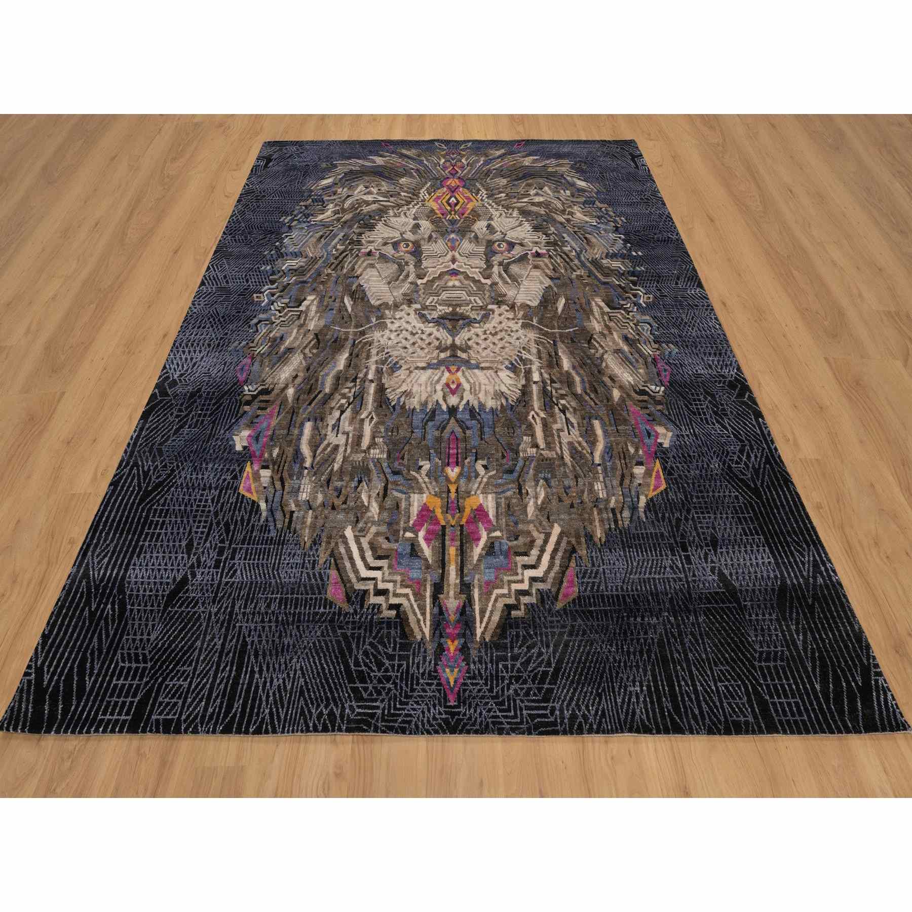 Modern-and-Contemporary-Hand-Knotted-Rug-460245