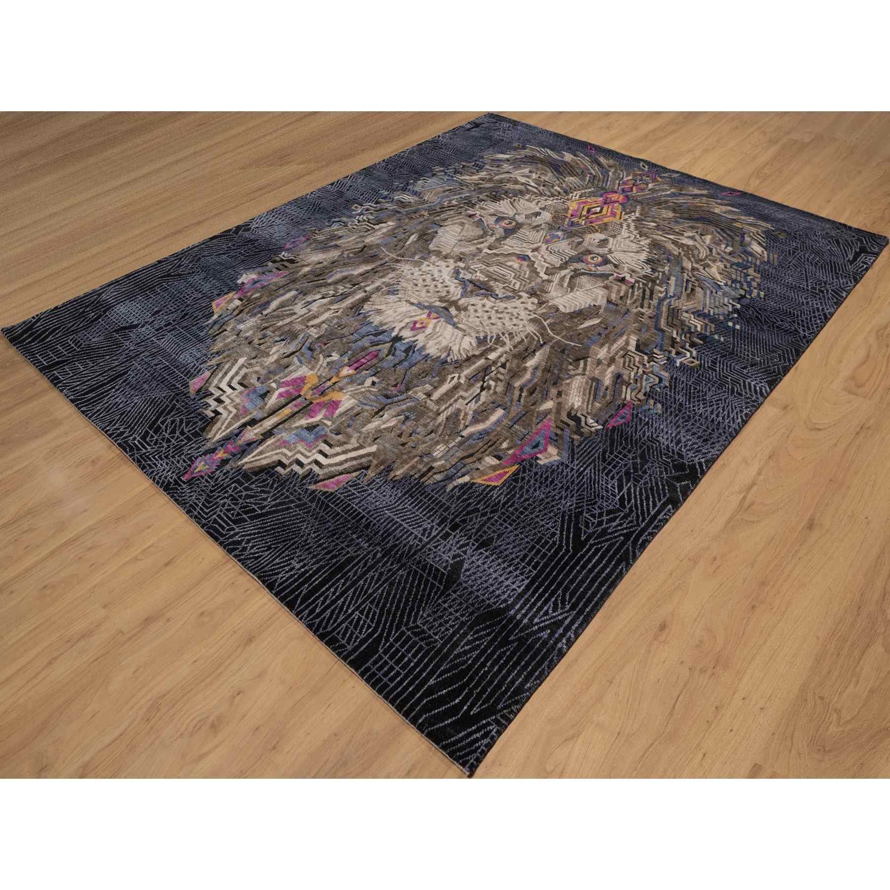 Modern-and-Contemporary-Hand-Knotted-Rug-460245