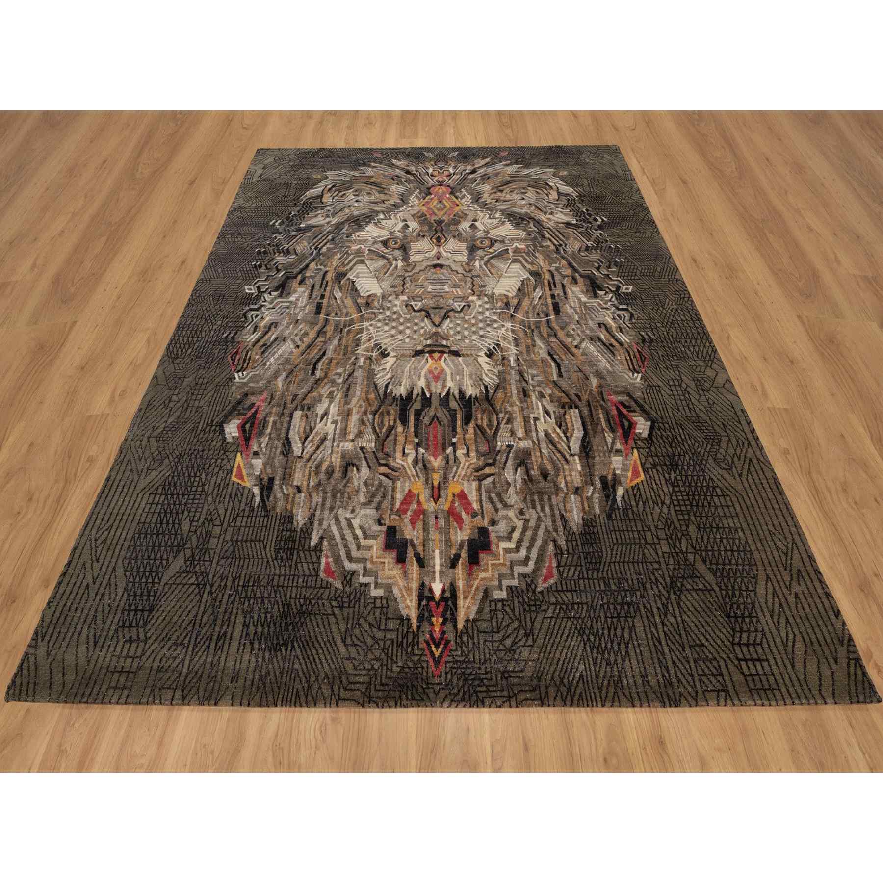 Modern-and-Contemporary-Hand-Knotted-Rug-460250