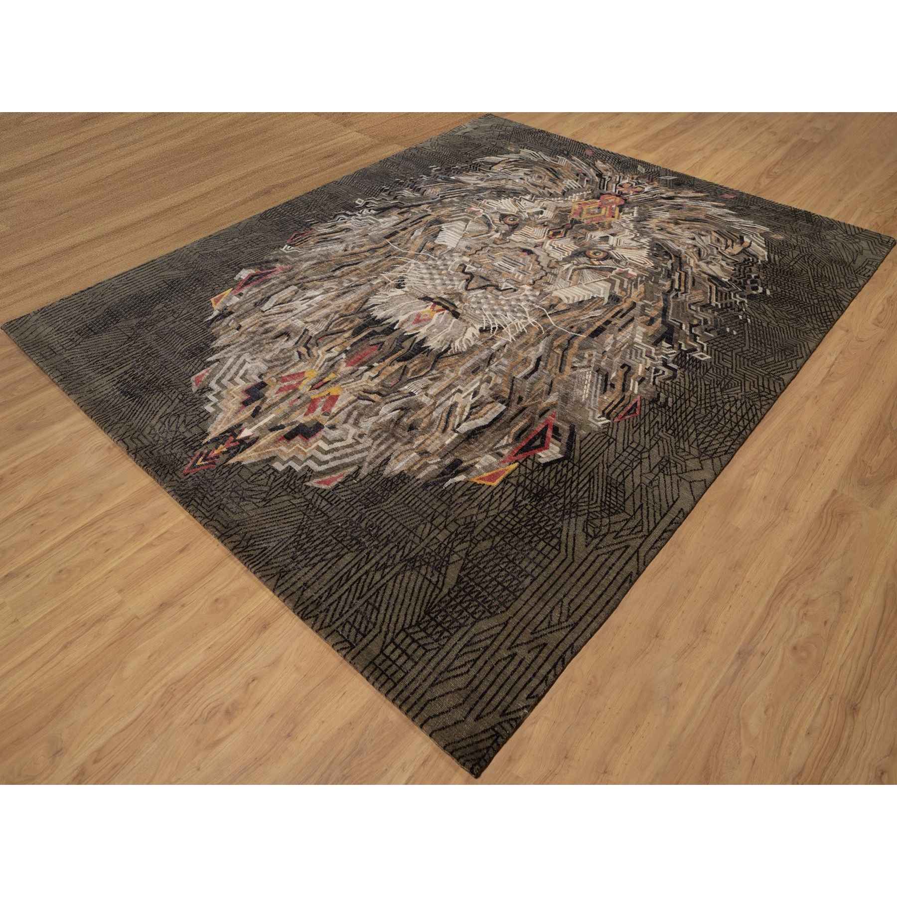 Modern-and-Contemporary-Hand-Knotted-Rug-460250