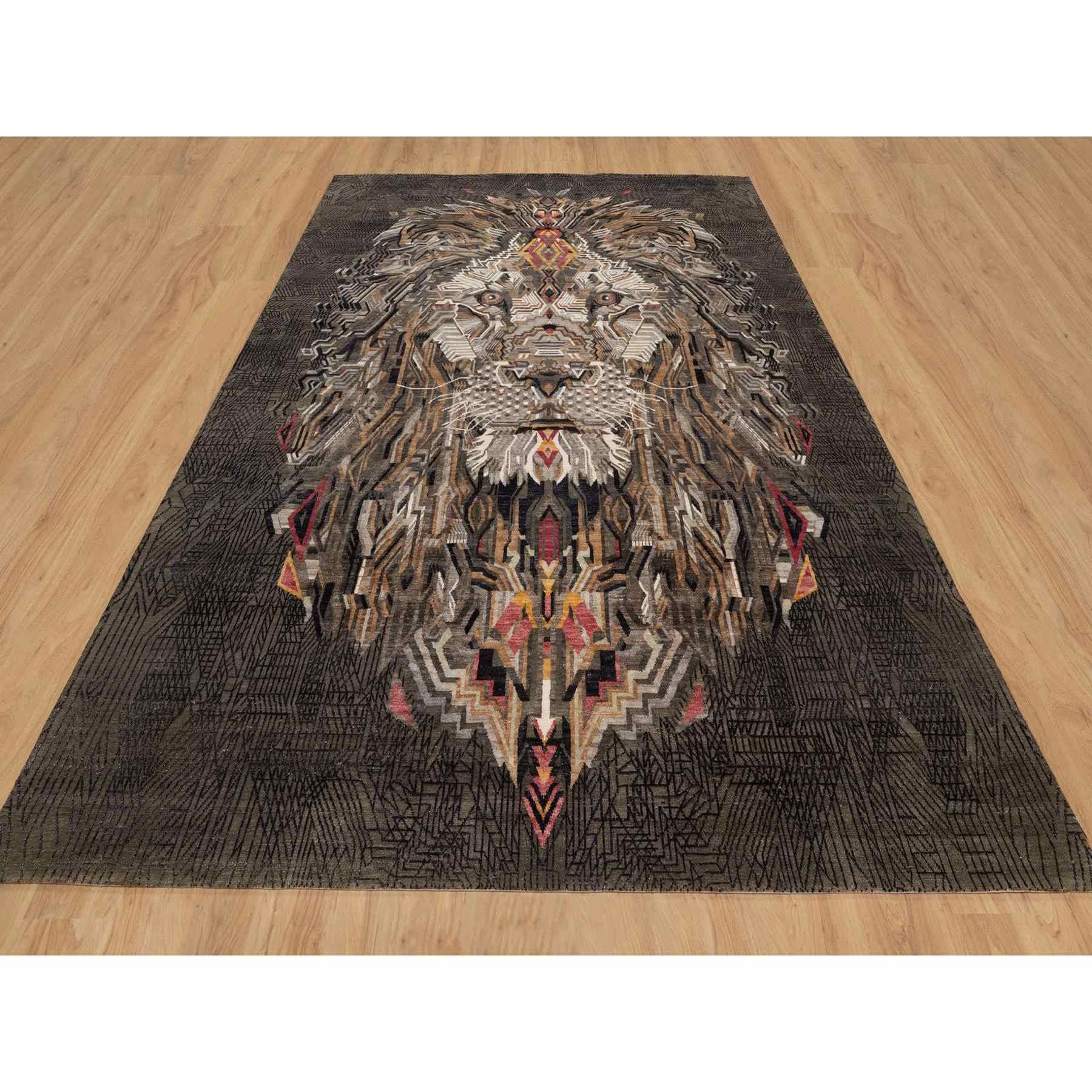 Modern-and-Contemporary-Hand-Knotted-Rug-460255