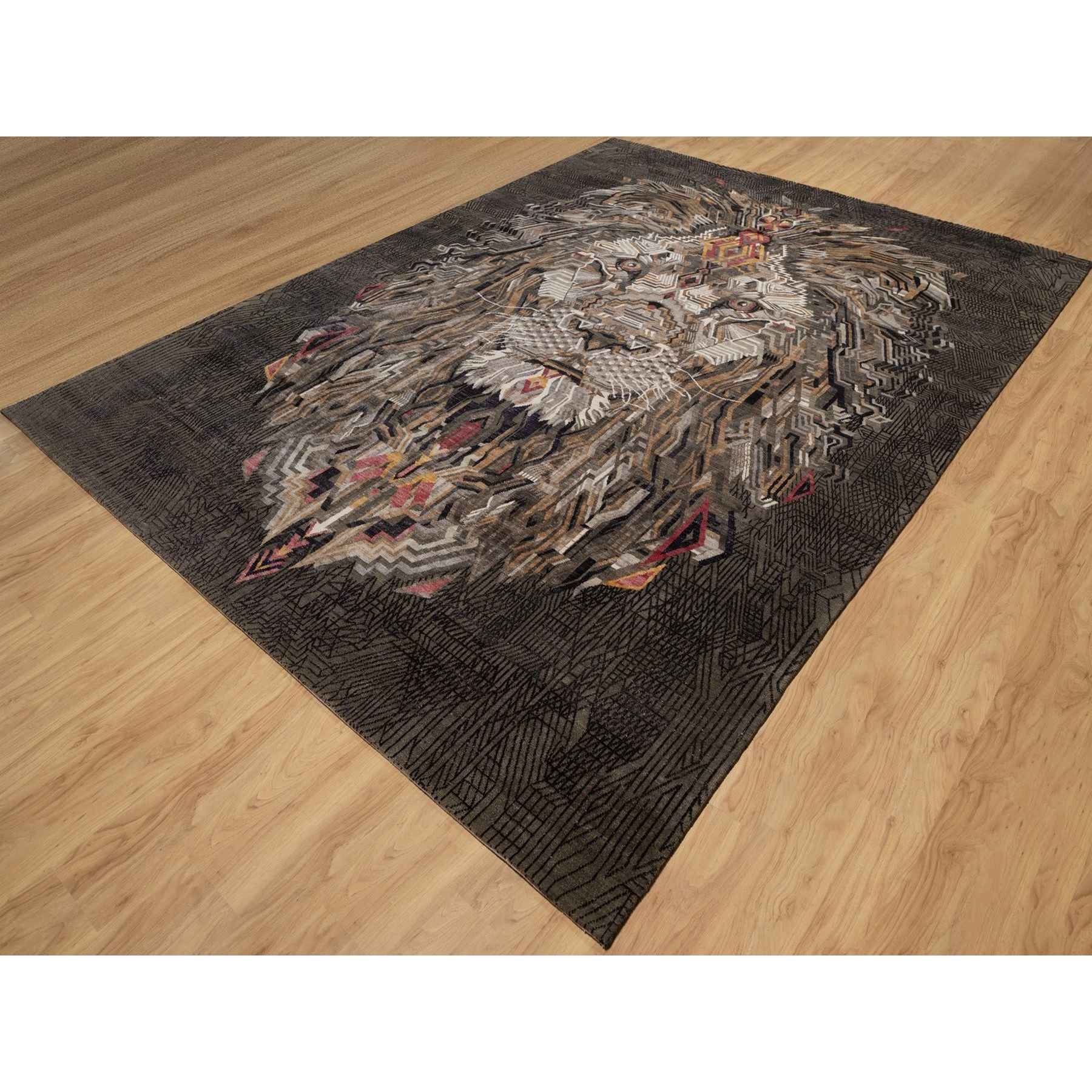 Modern-and-Contemporary-Hand-Knotted-Rug-460255