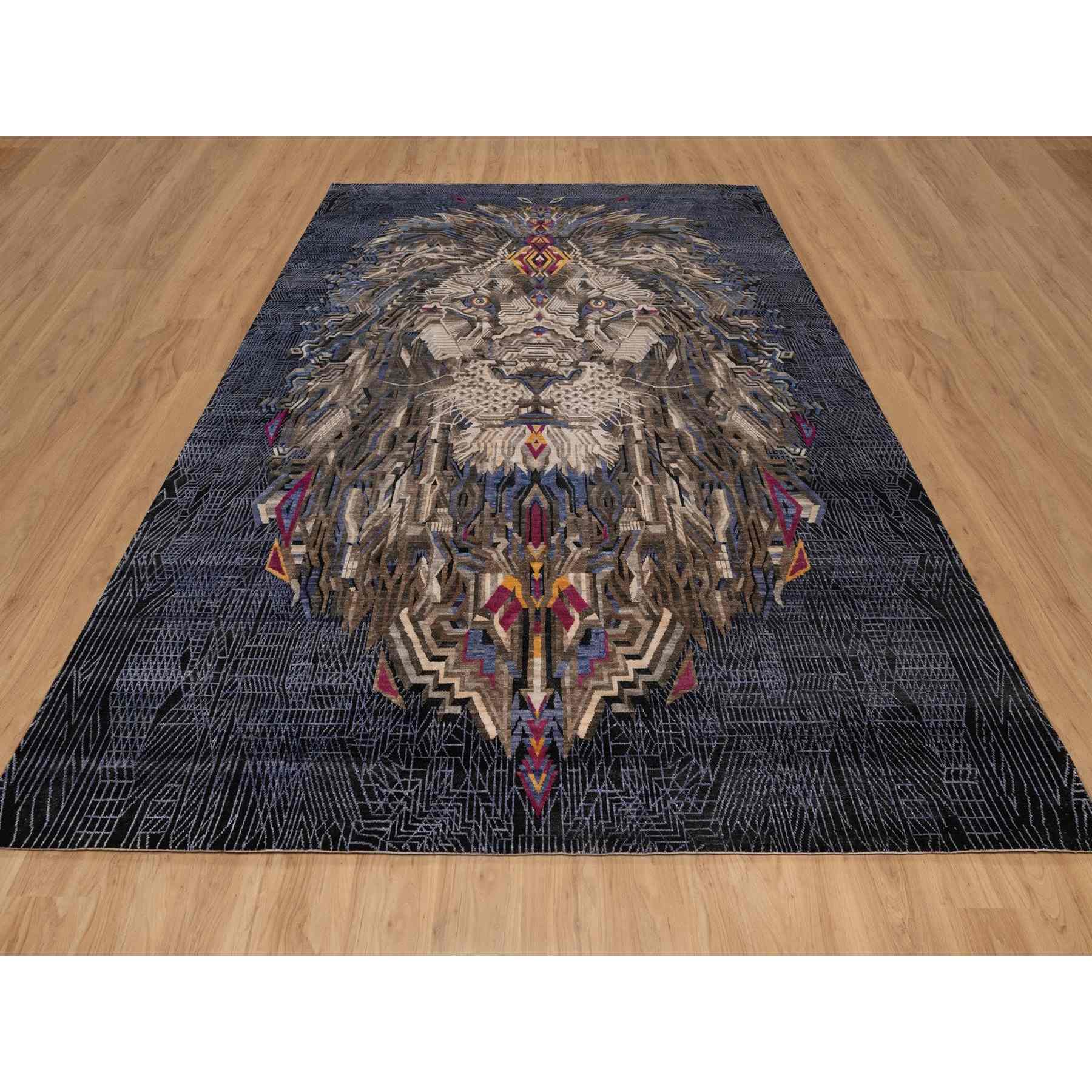 Modern-and-Contemporary-Hand-Knotted-Rug-460280