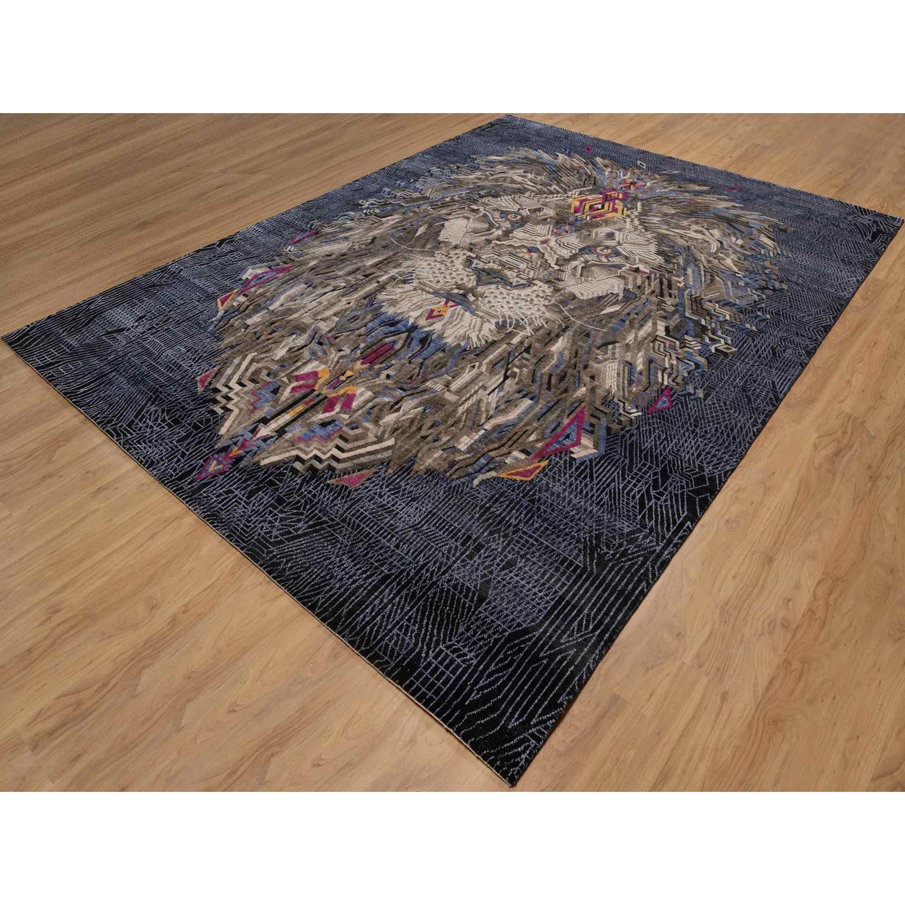 Modern-and-Contemporary-Hand-Knotted-Rug-460280