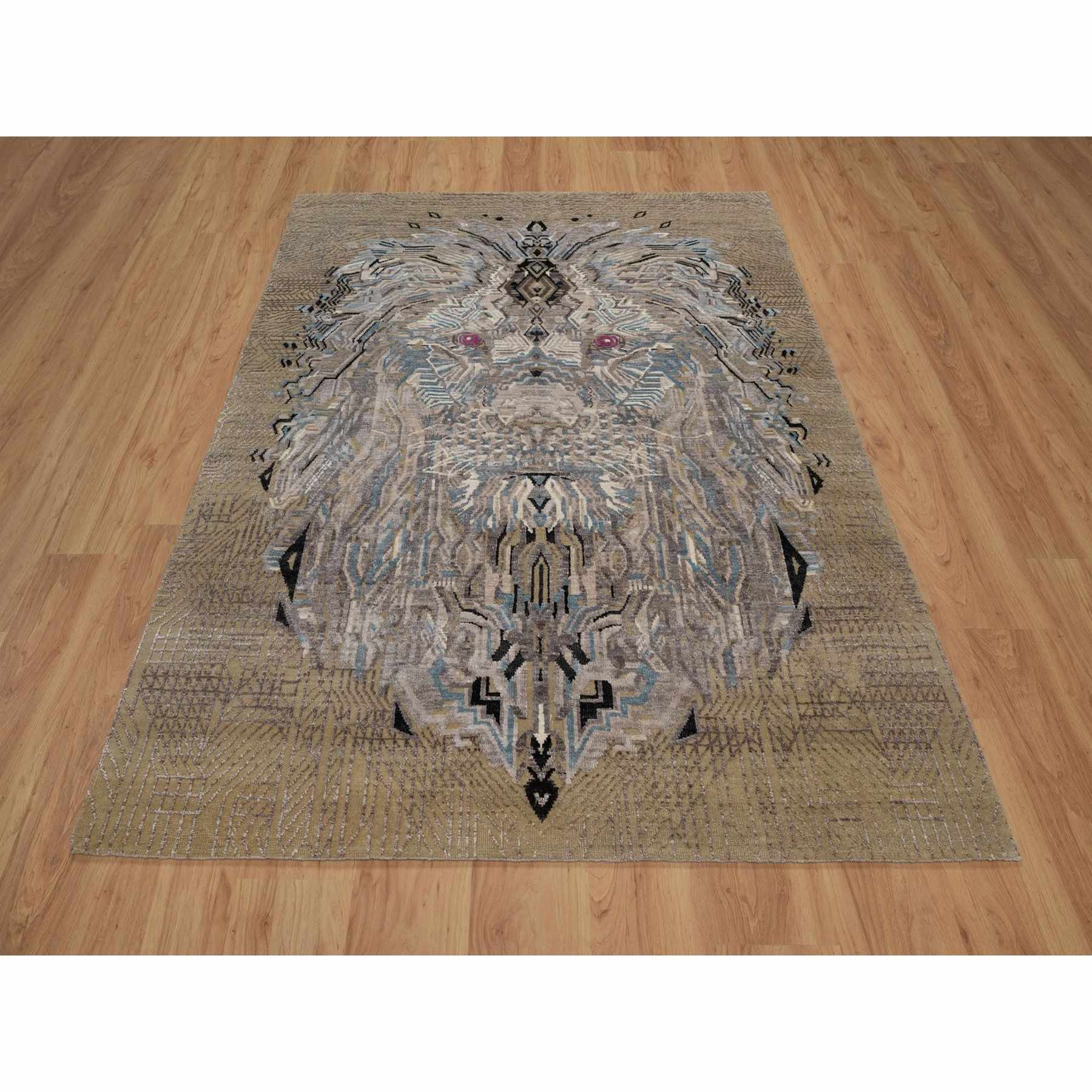 Modern-and-Contemporary-Hand-Knotted-Rug-460360
