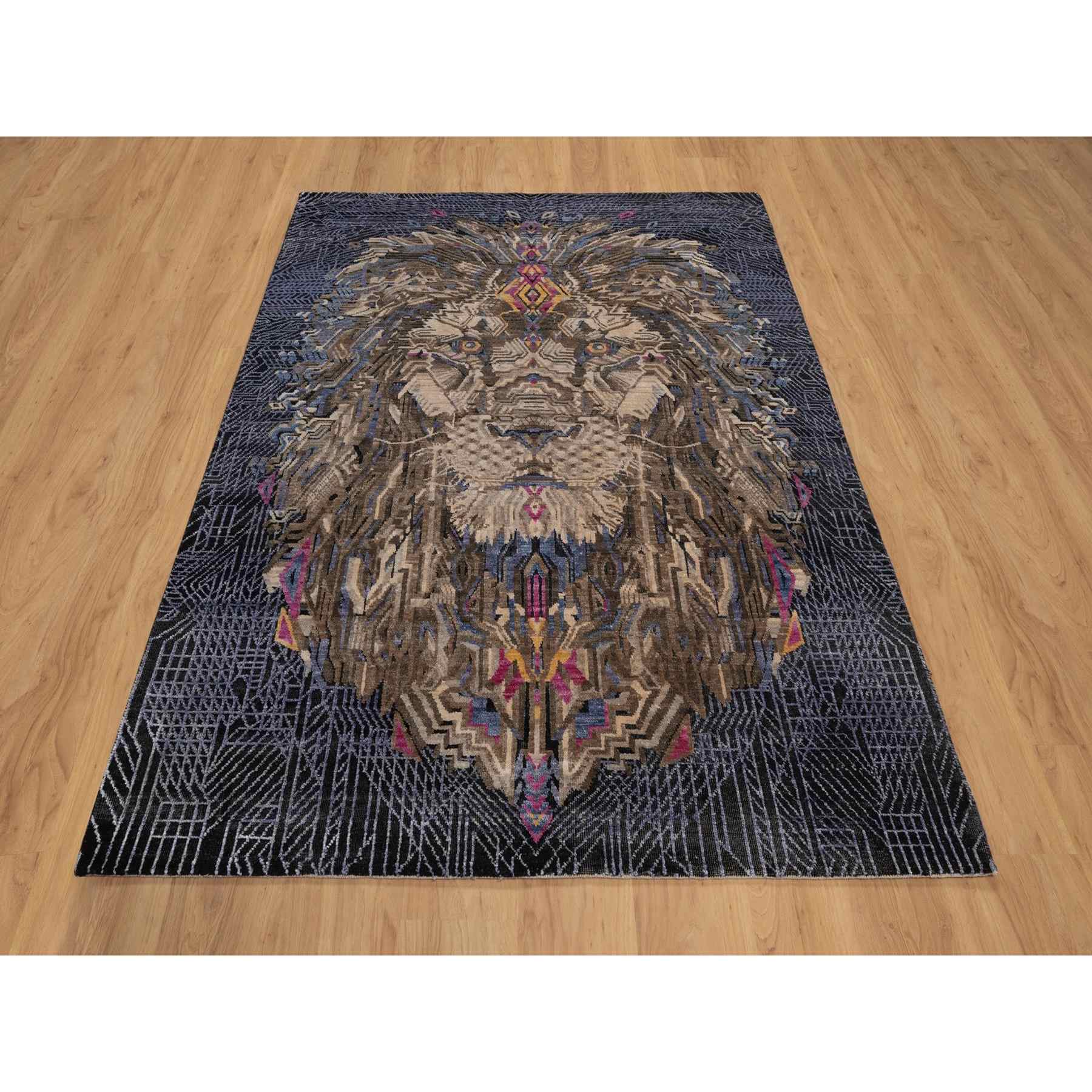 Modern-and-Contemporary-Hand-Knotted-Rug-460365