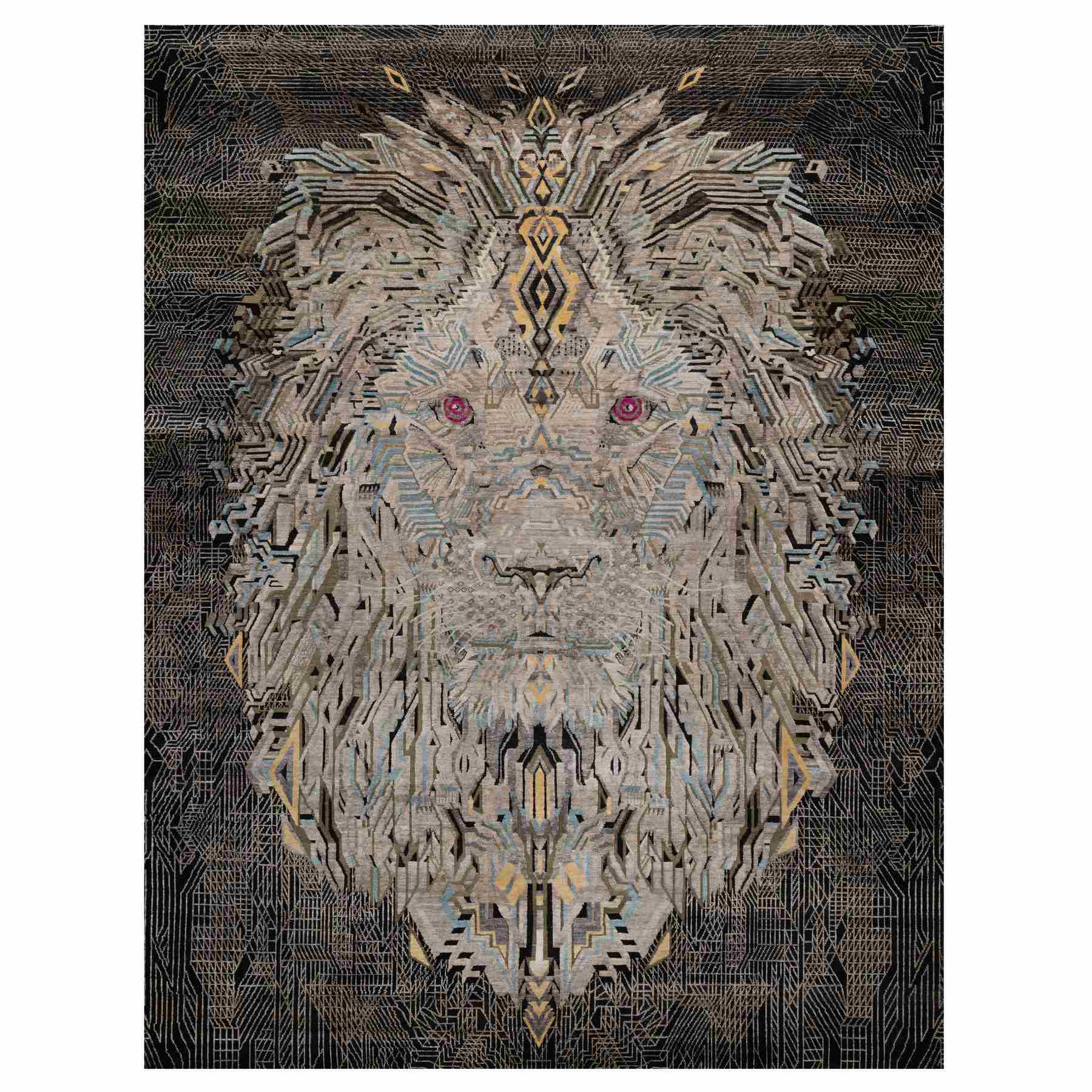 Modern-and-Contemporary-Hand-Knotted-Rug-460400