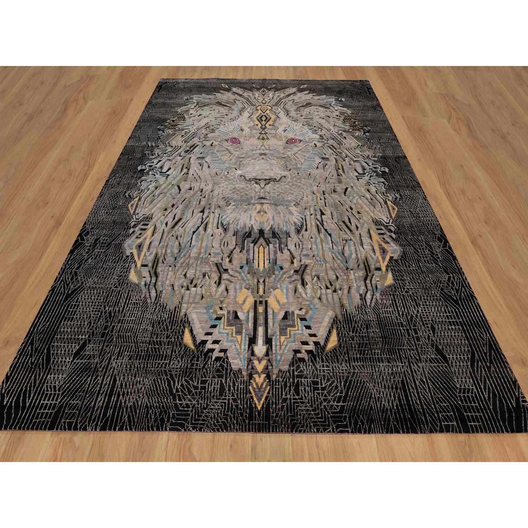 Modern-and-Contemporary-Hand-Knotted-Rug-460400