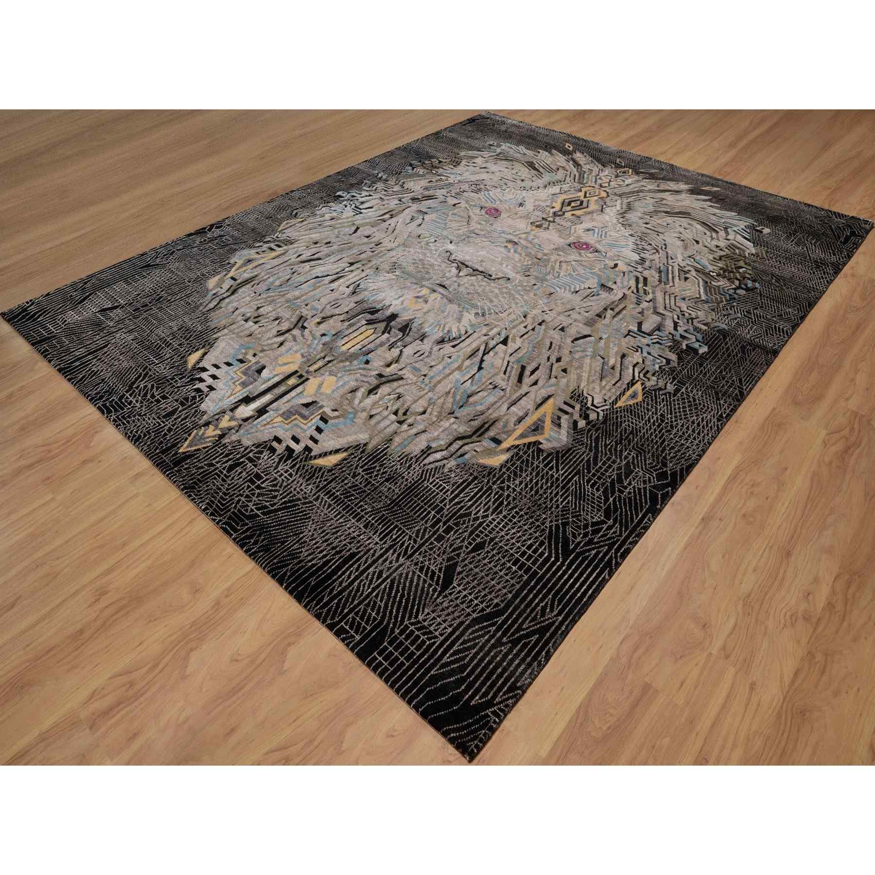 Modern-and-Contemporary-Hand-Knotted-Rug-460400