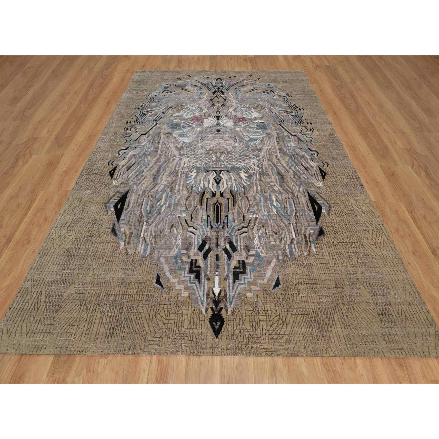 Modern-and-Contemporary-Hand-Knotted-Rug-460450
