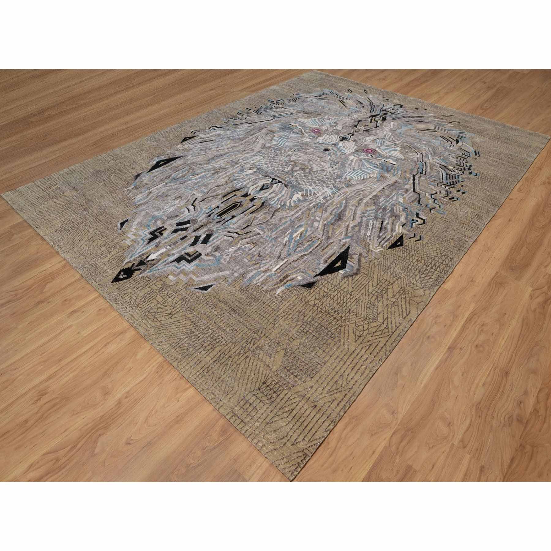 Modern-and-Contemporary-Hand-Knotted-Rug-460450