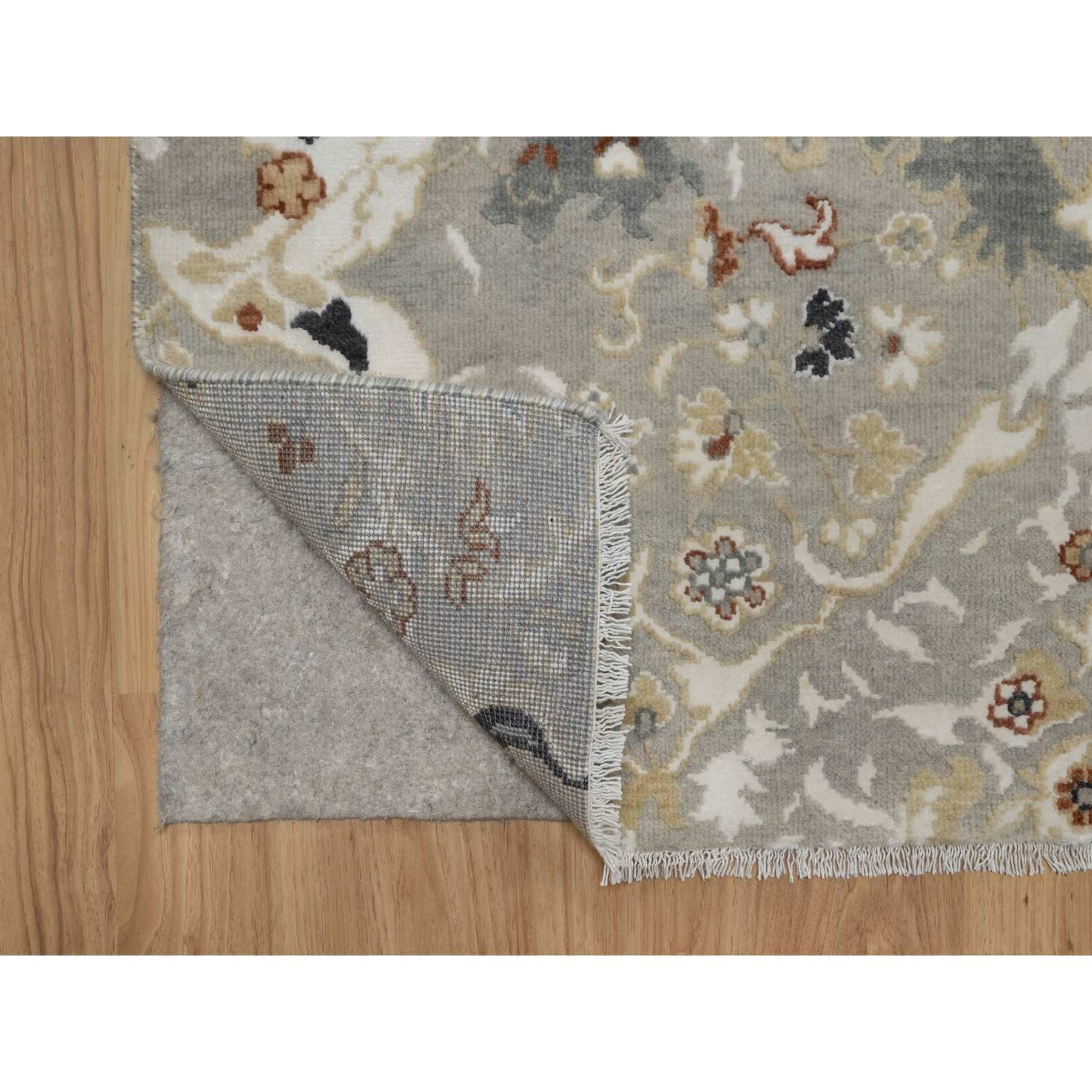 Oushak-And-Peshawar-Hand-Knotted-Rug-461685