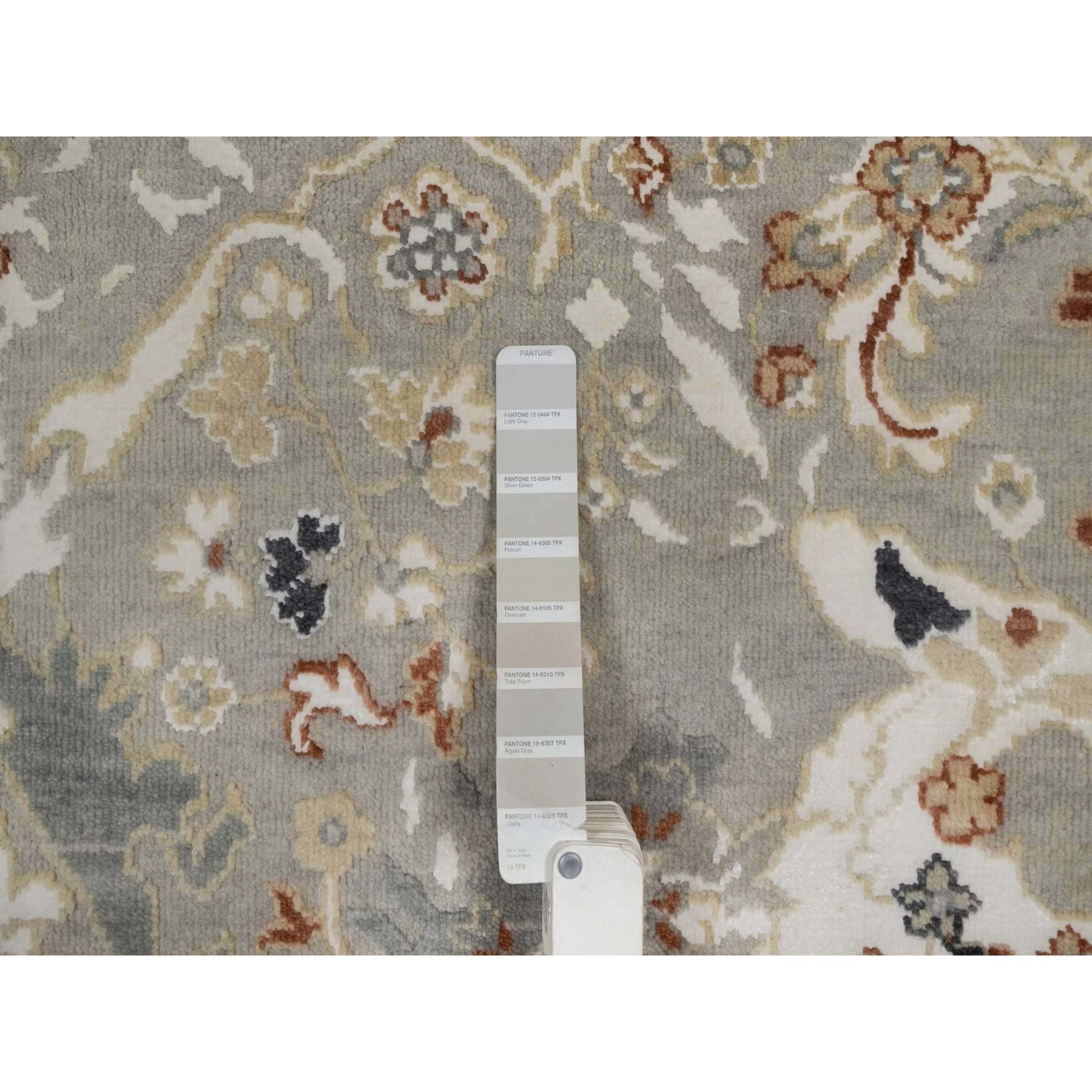 Oushak-And-Peshawar-Hand-Knotted-Rug-461685