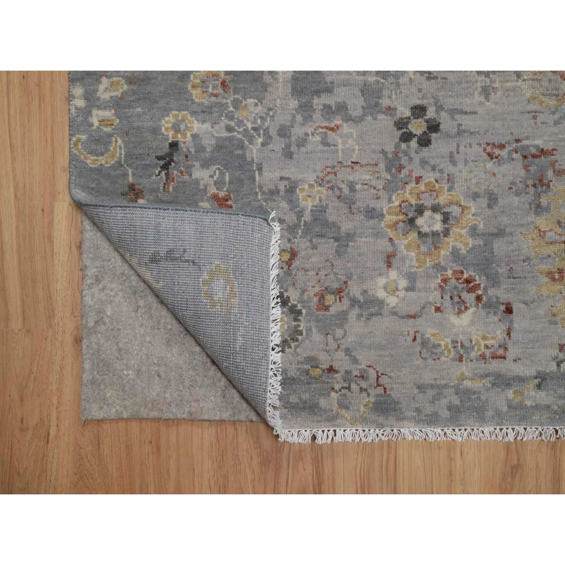 Oushak-And-Peshawar-Hand-Knotted-Rug-461810