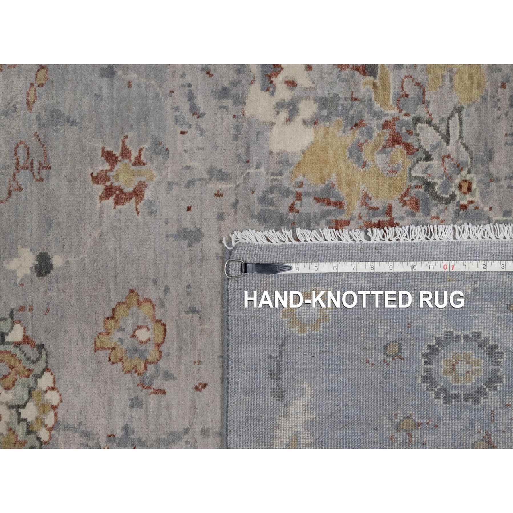Oushak-And-Peshawar-Hand-Knotted-Rug-461810