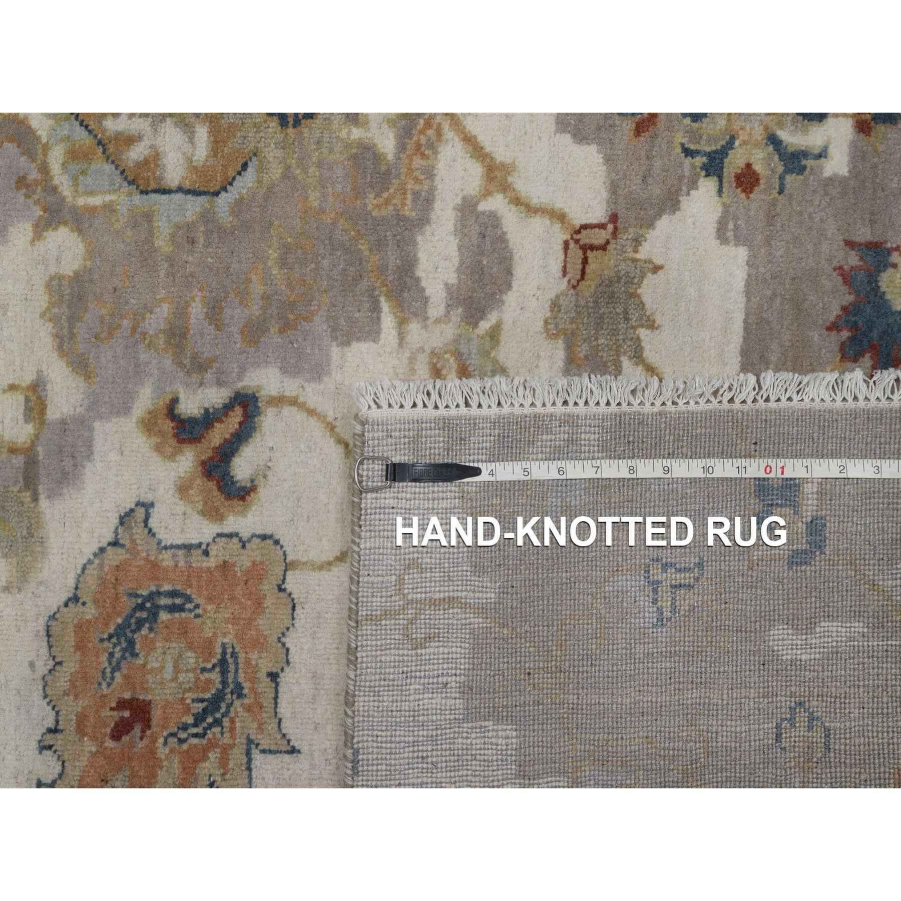 Oushak-And-Peshawar-Hand-Knotted-Rug-461815