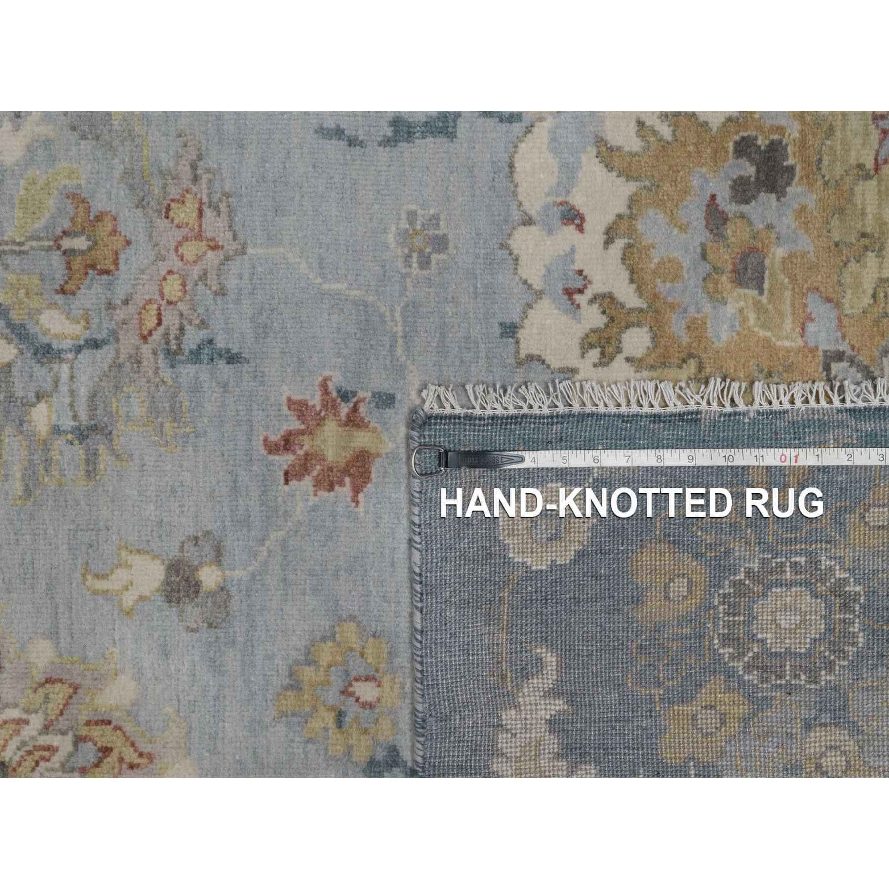 Oushak-And-Peshawar-Hand-Knotted-Rug-461820