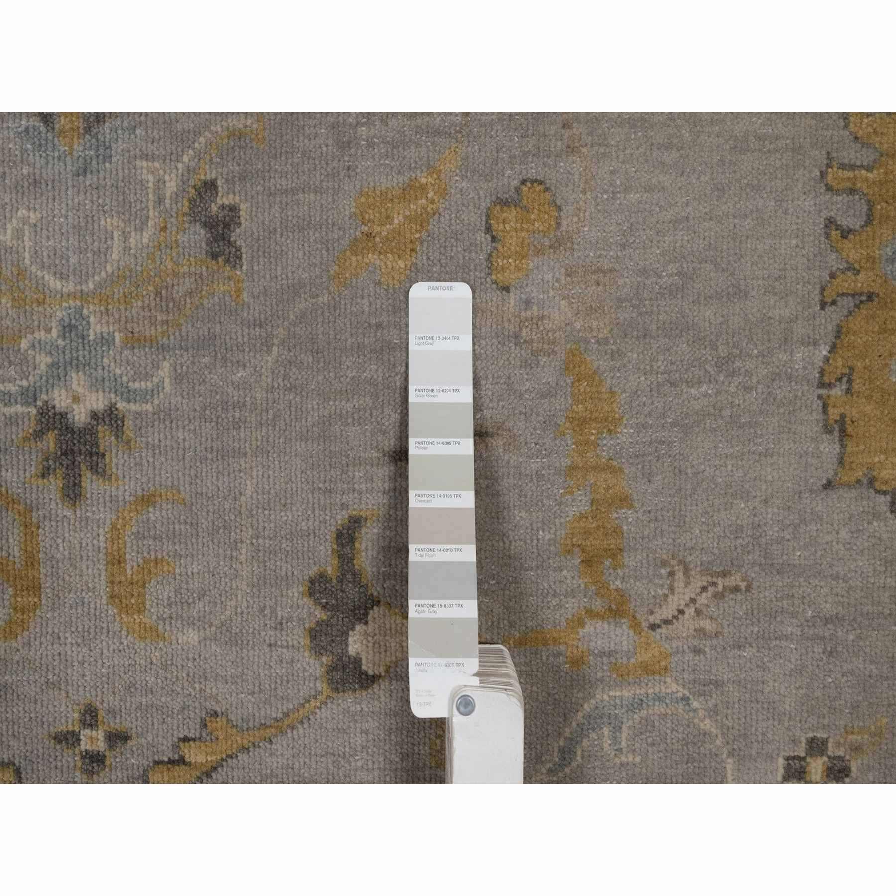 Oushak-And-Peshawar-Hand-Knotted-Rug-461825