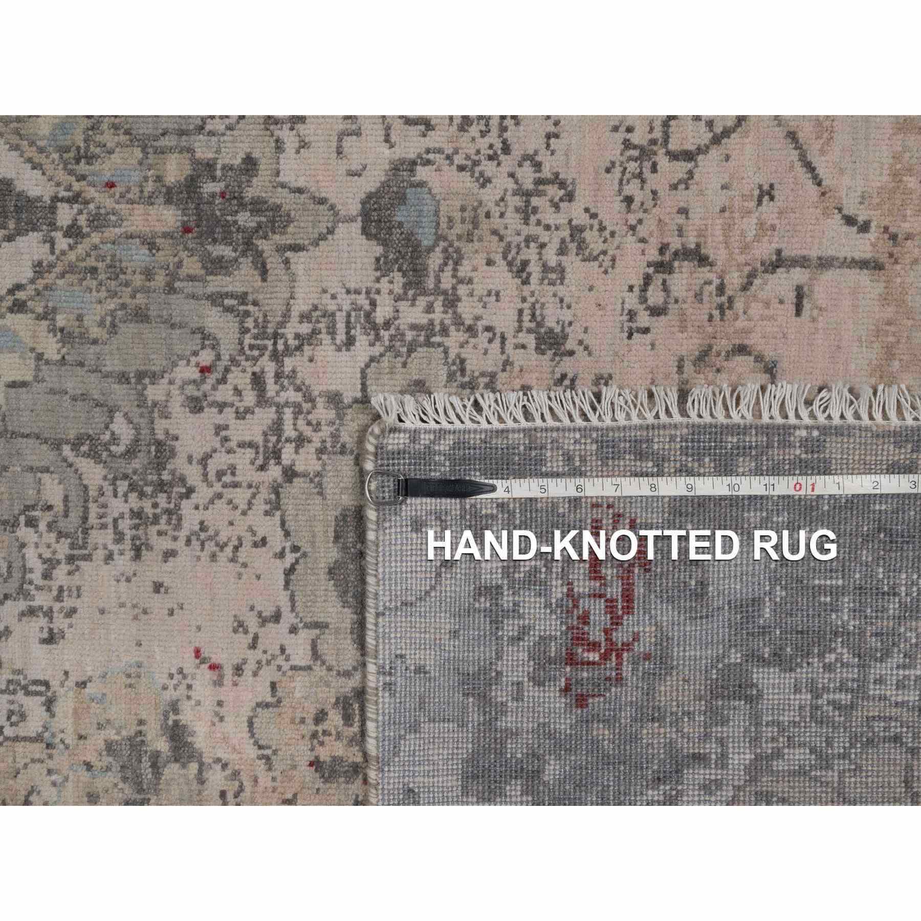 Oushak-And-Peshawar-Hand-Knotted-Rug-461845