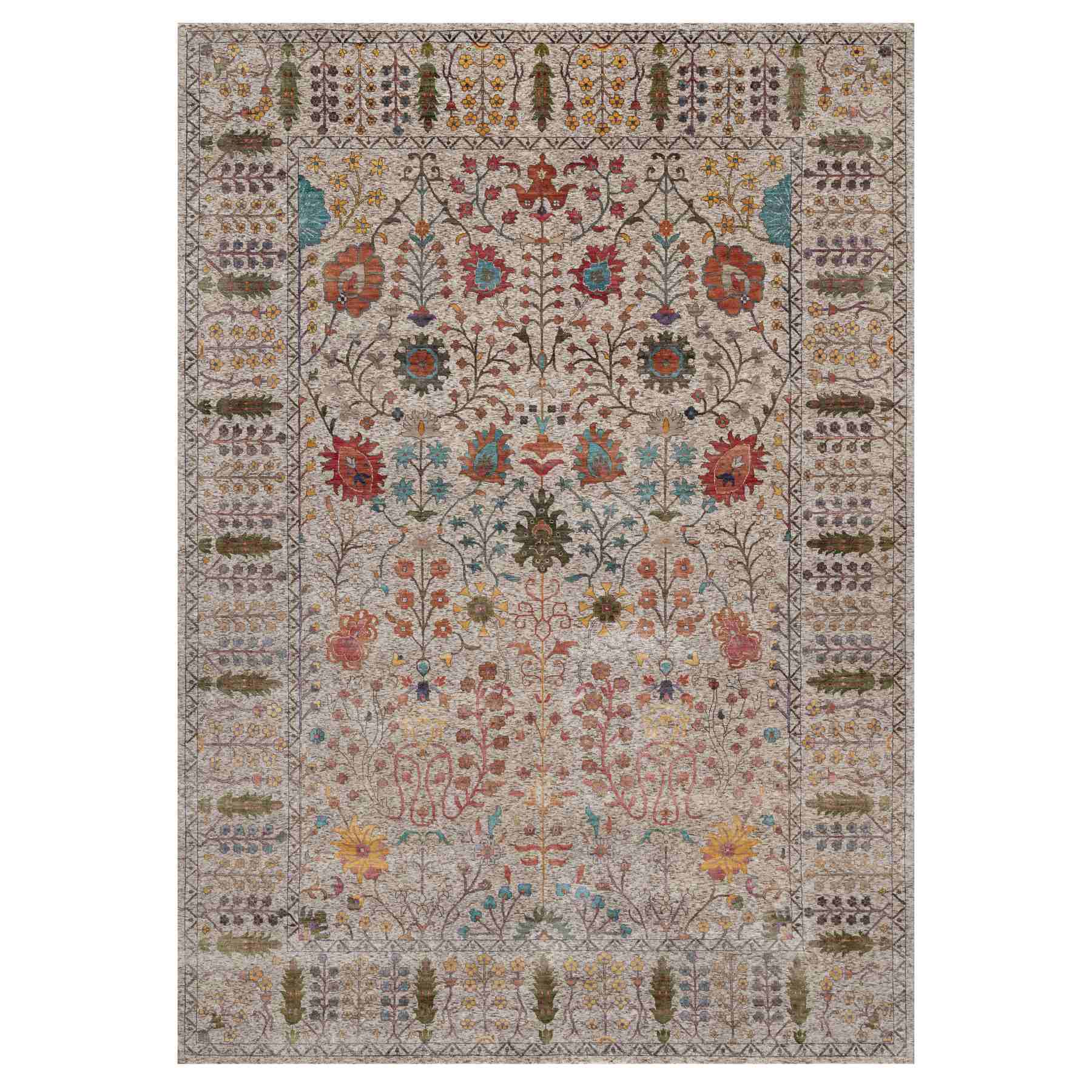 Transitional-Hand-Knotted-Rug-460270