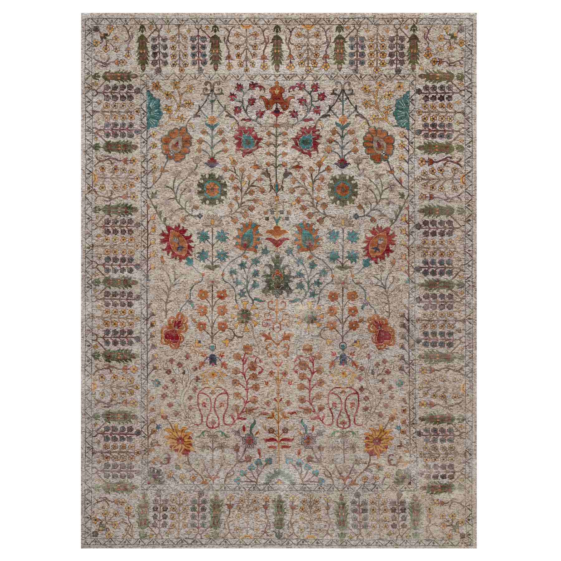 Transitional-Hand-Knotted-Rug-460275
