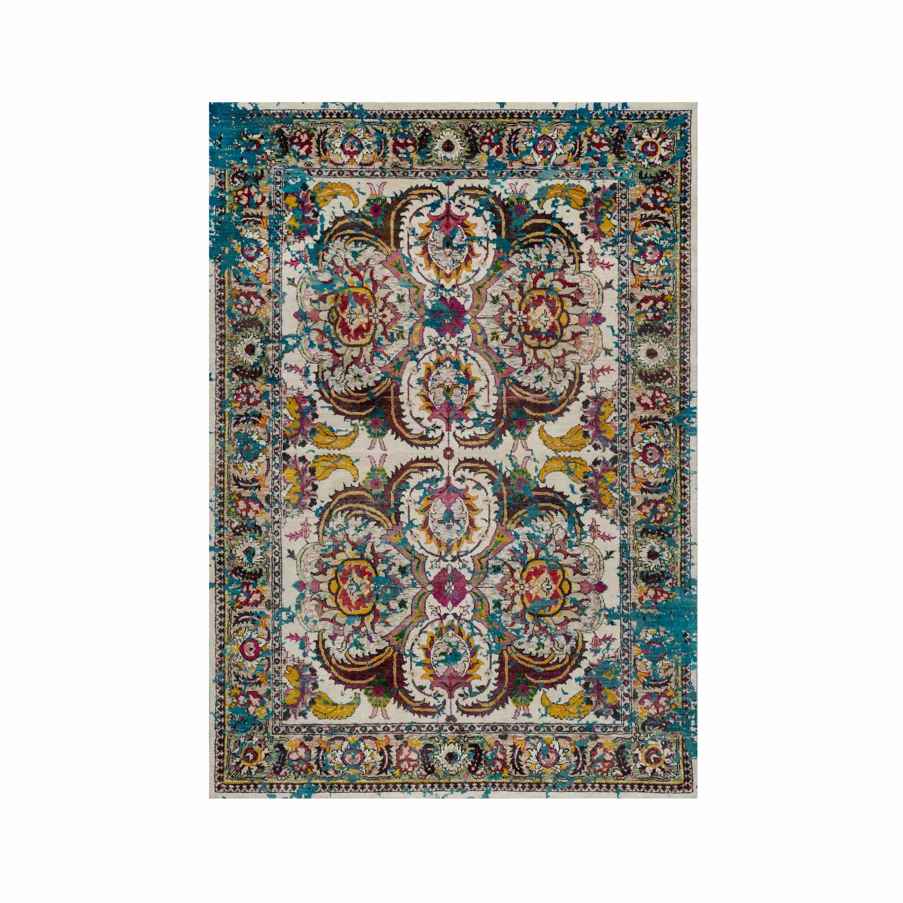 Transitional-Hand-Knotted-Rug-460370
