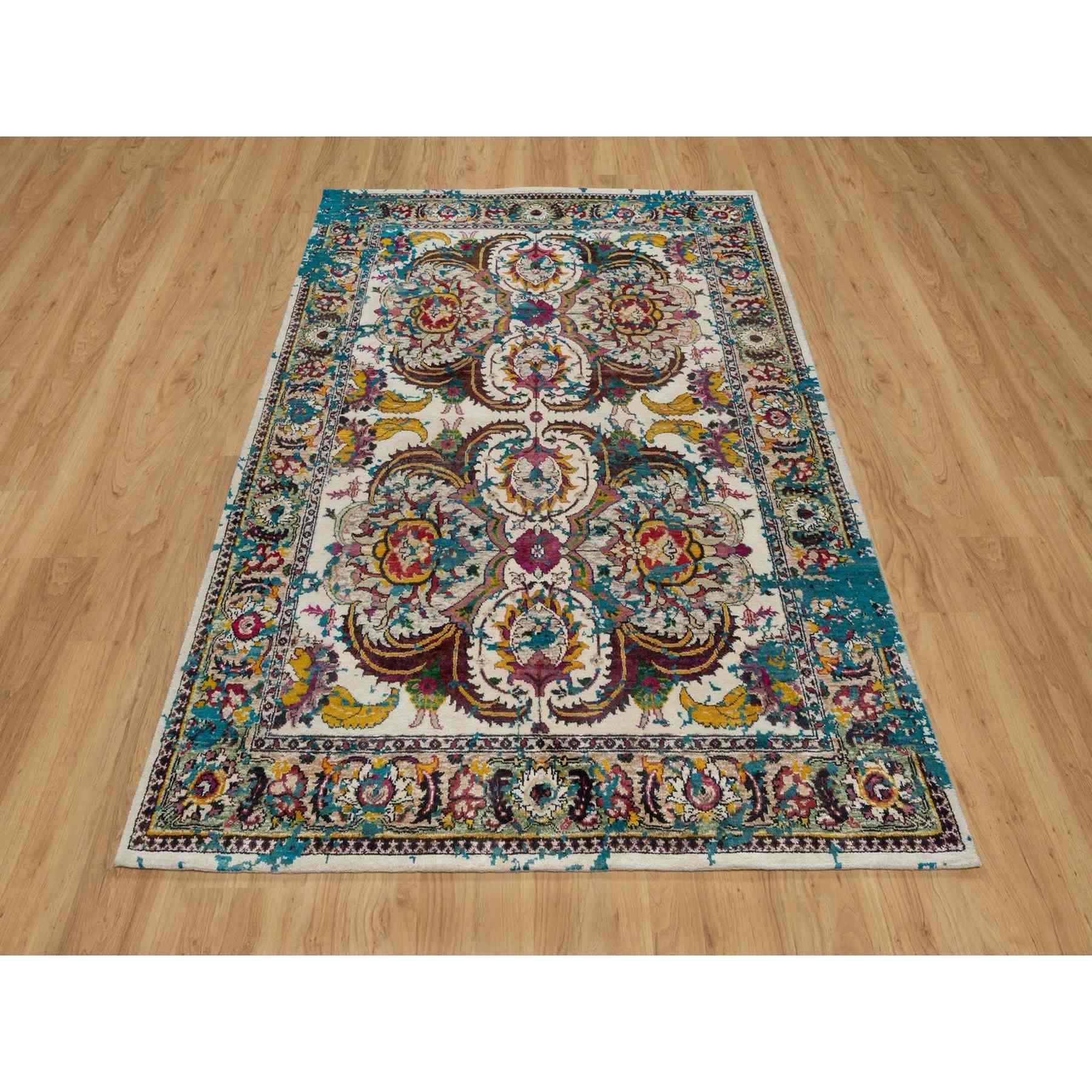 Transitional-Hand-Knotted-Rug-460370