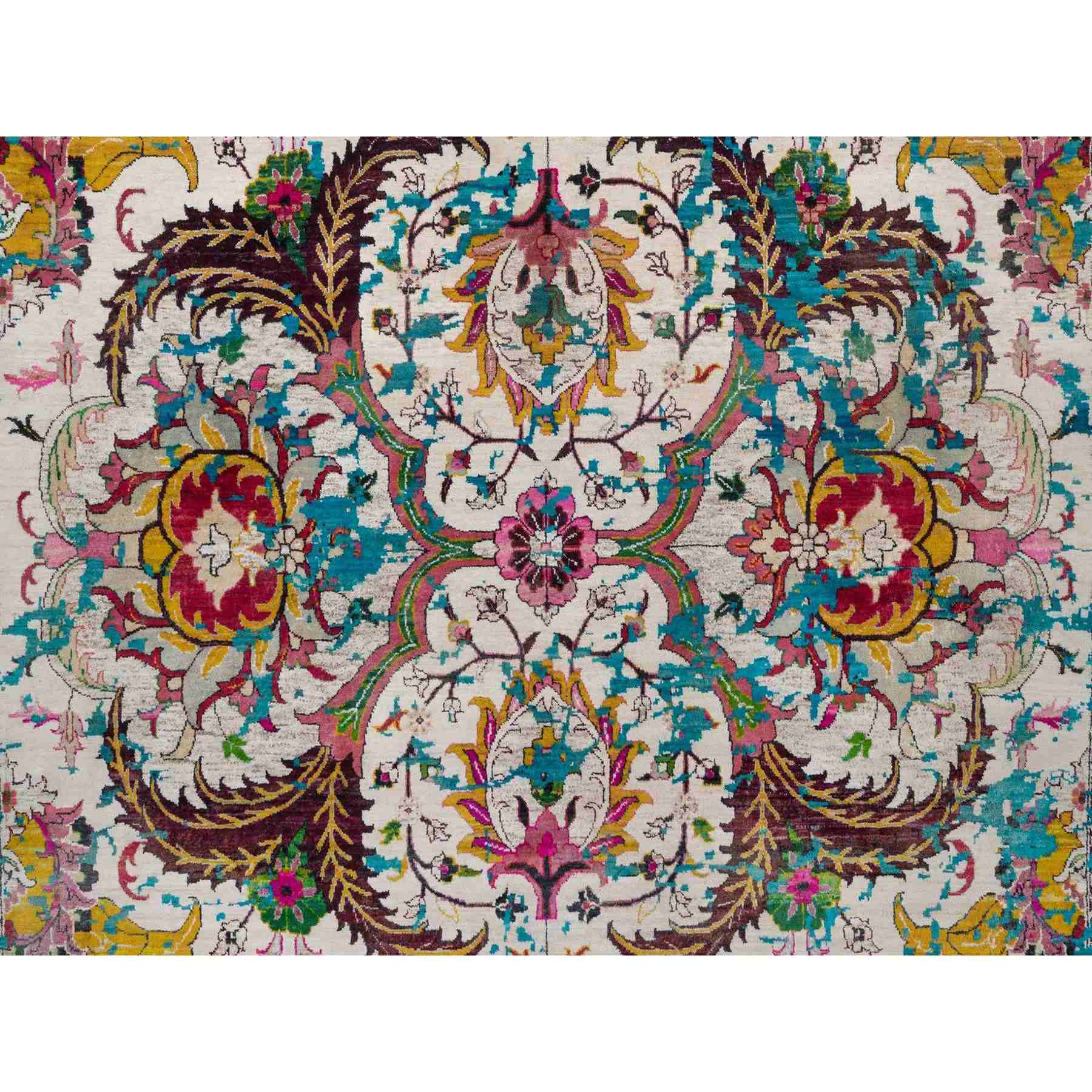 Transitional-Hand-Knotted-Rug-460375