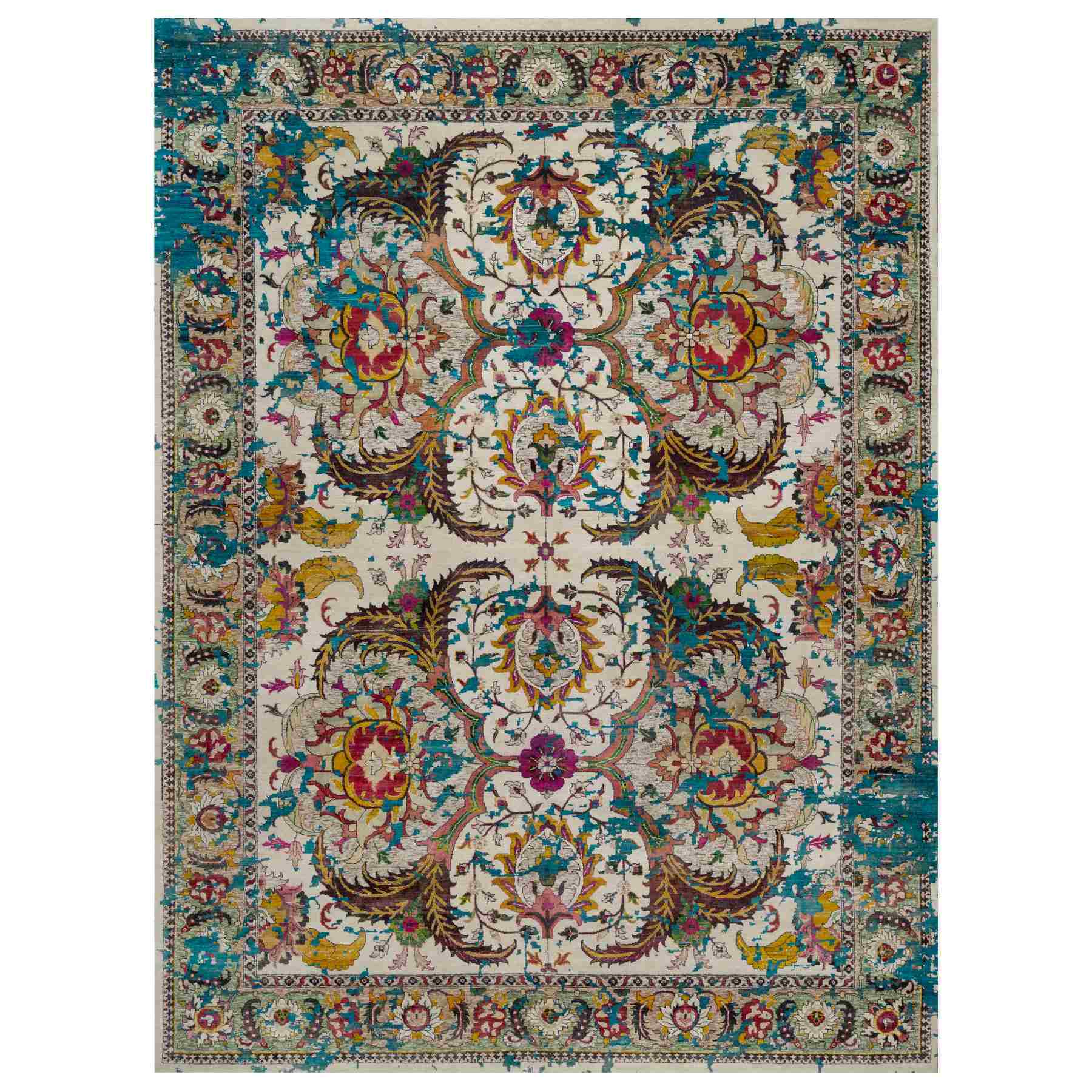 Transitional-Hand-Knotted-Rug-460380