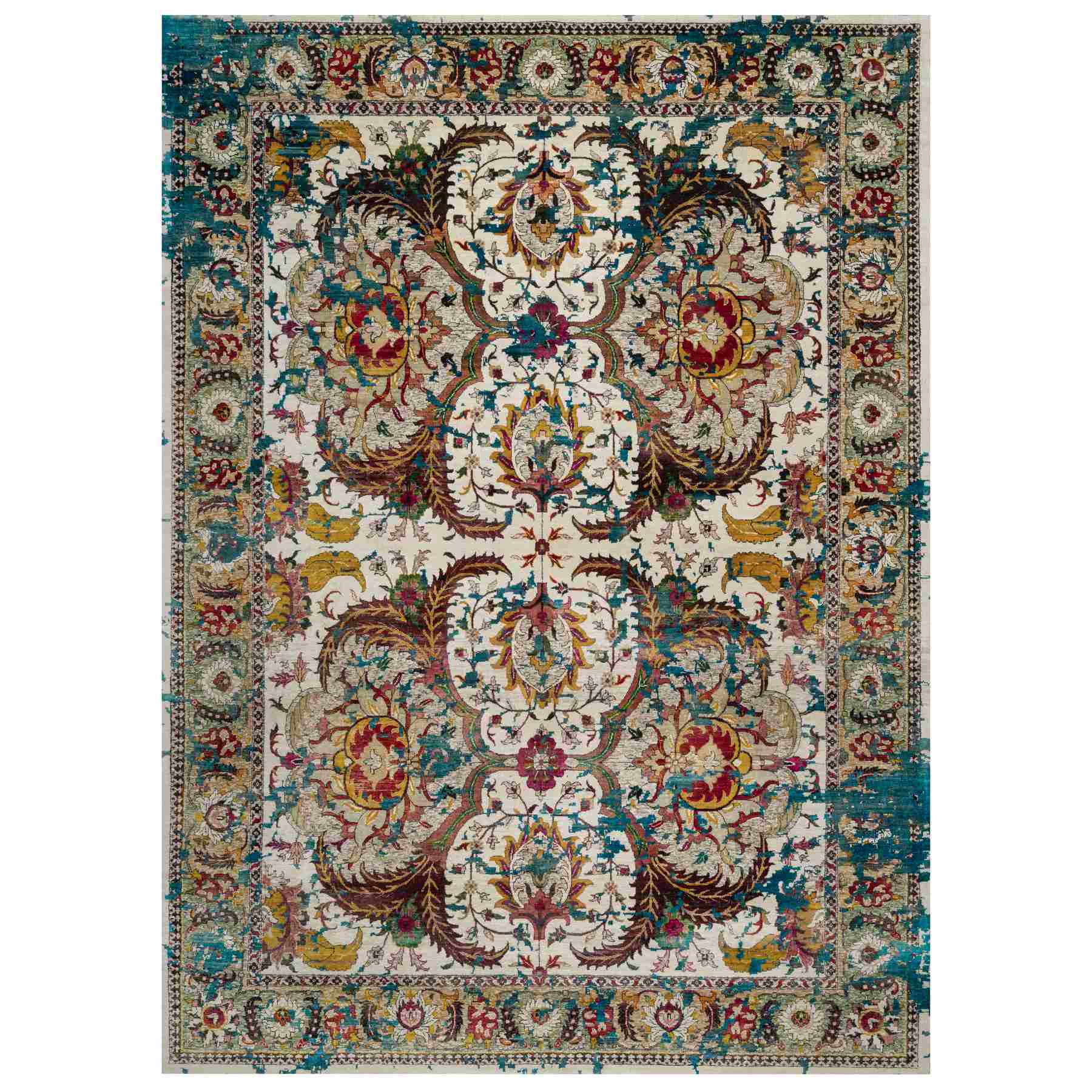 Transitional-Hand-Knotted-Rug-460415