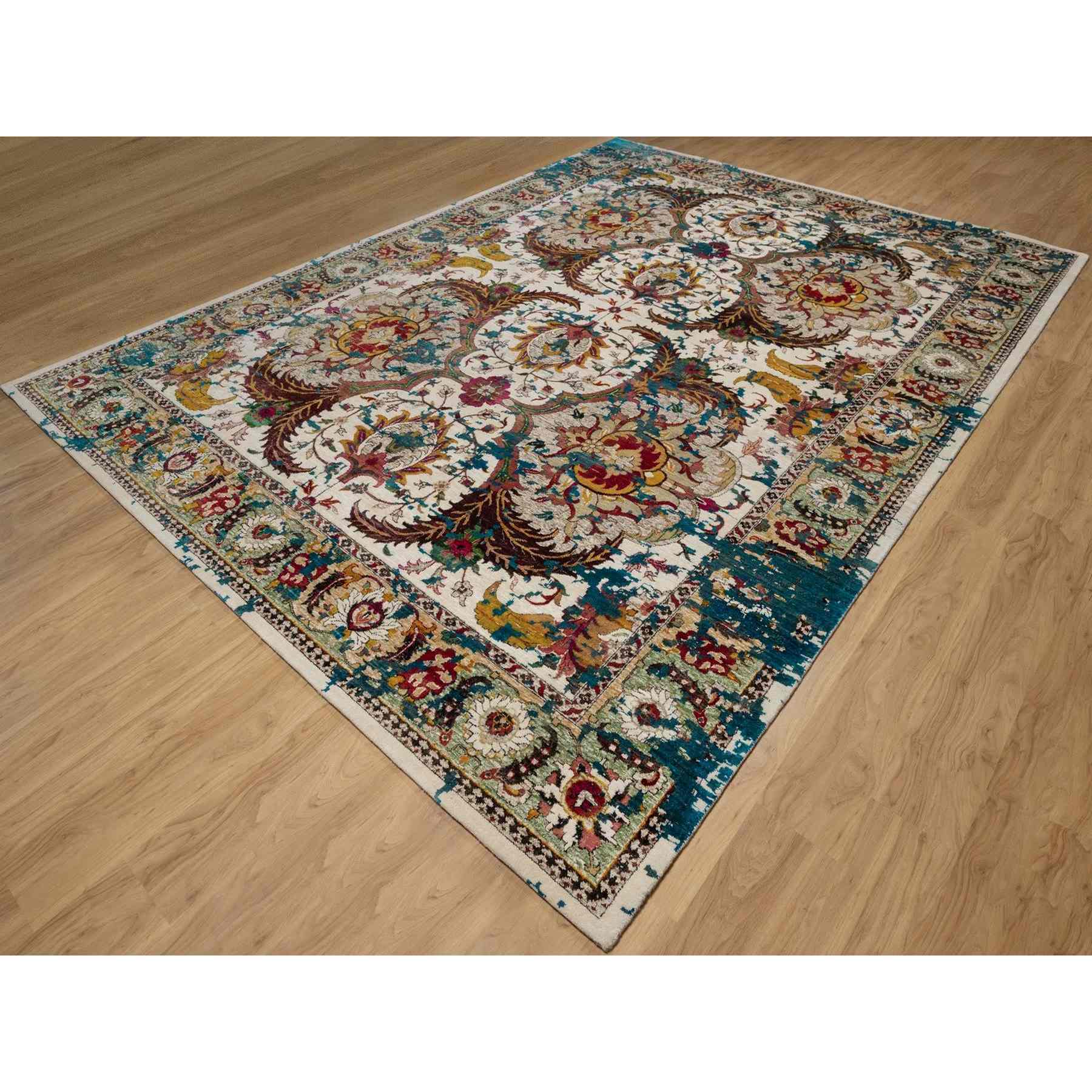 Transitional-Hand-Knotted-Rug-460415