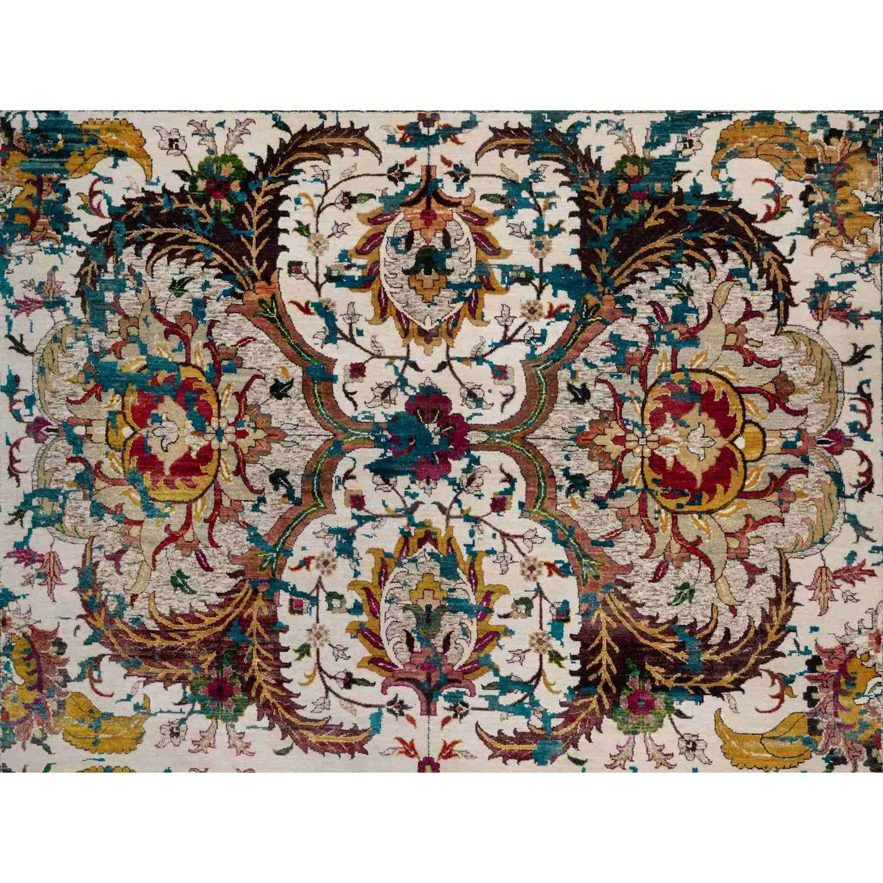 Transitional-Hand-Knotted-Rug-460415