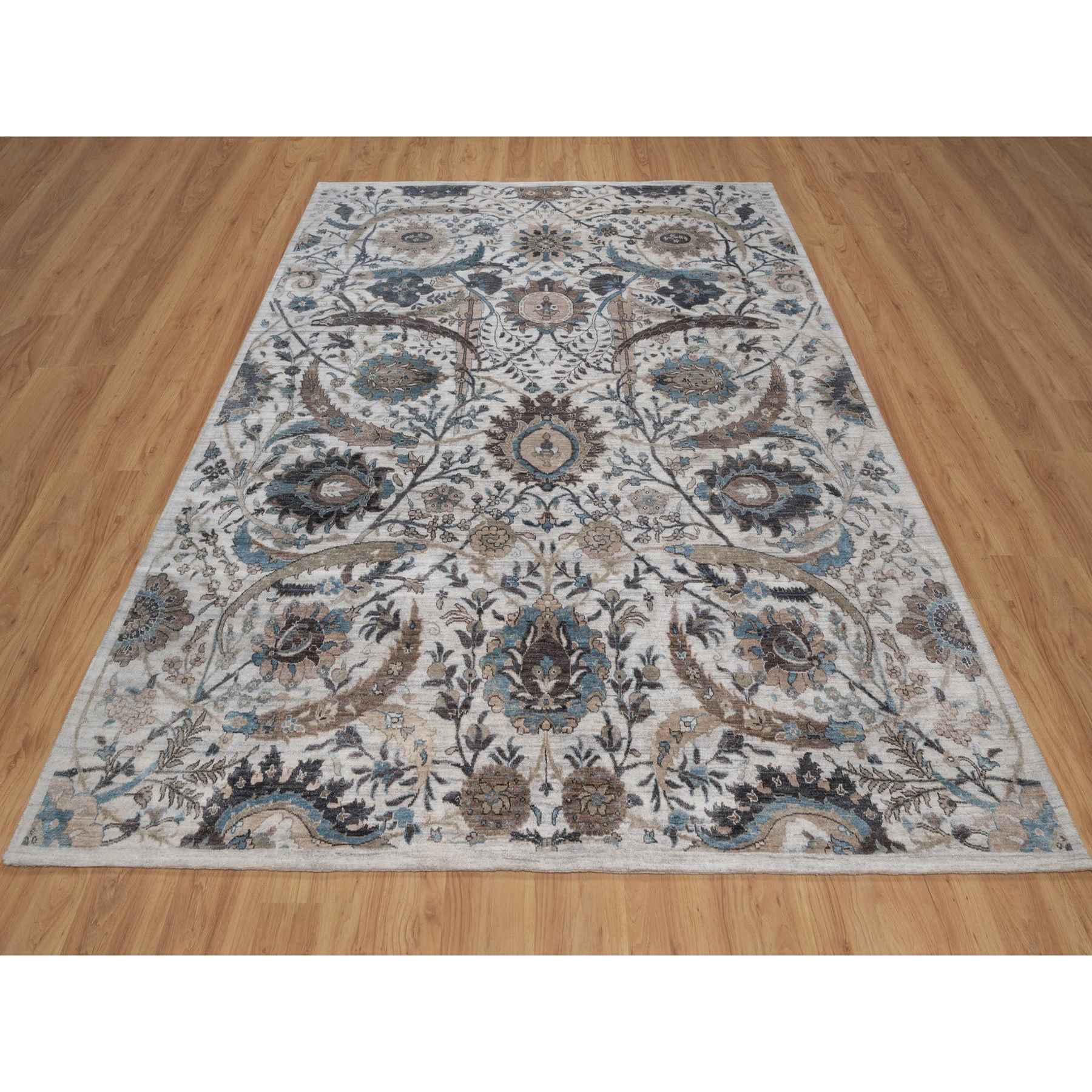 Transitional-Hand-Knotted-Rug-460420