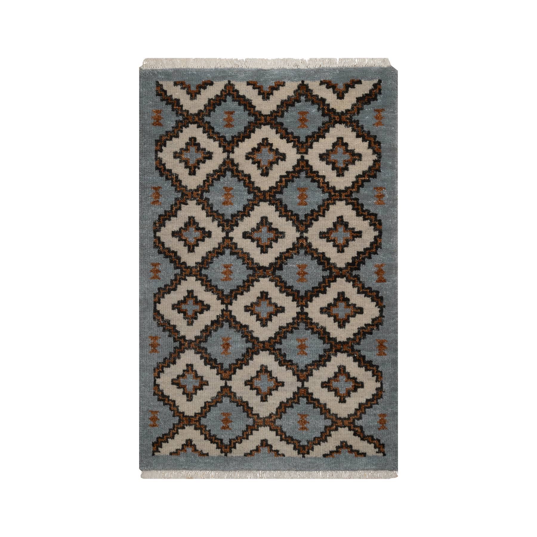 Tribal-Geometric-Hand-Knotted-Rug-461750