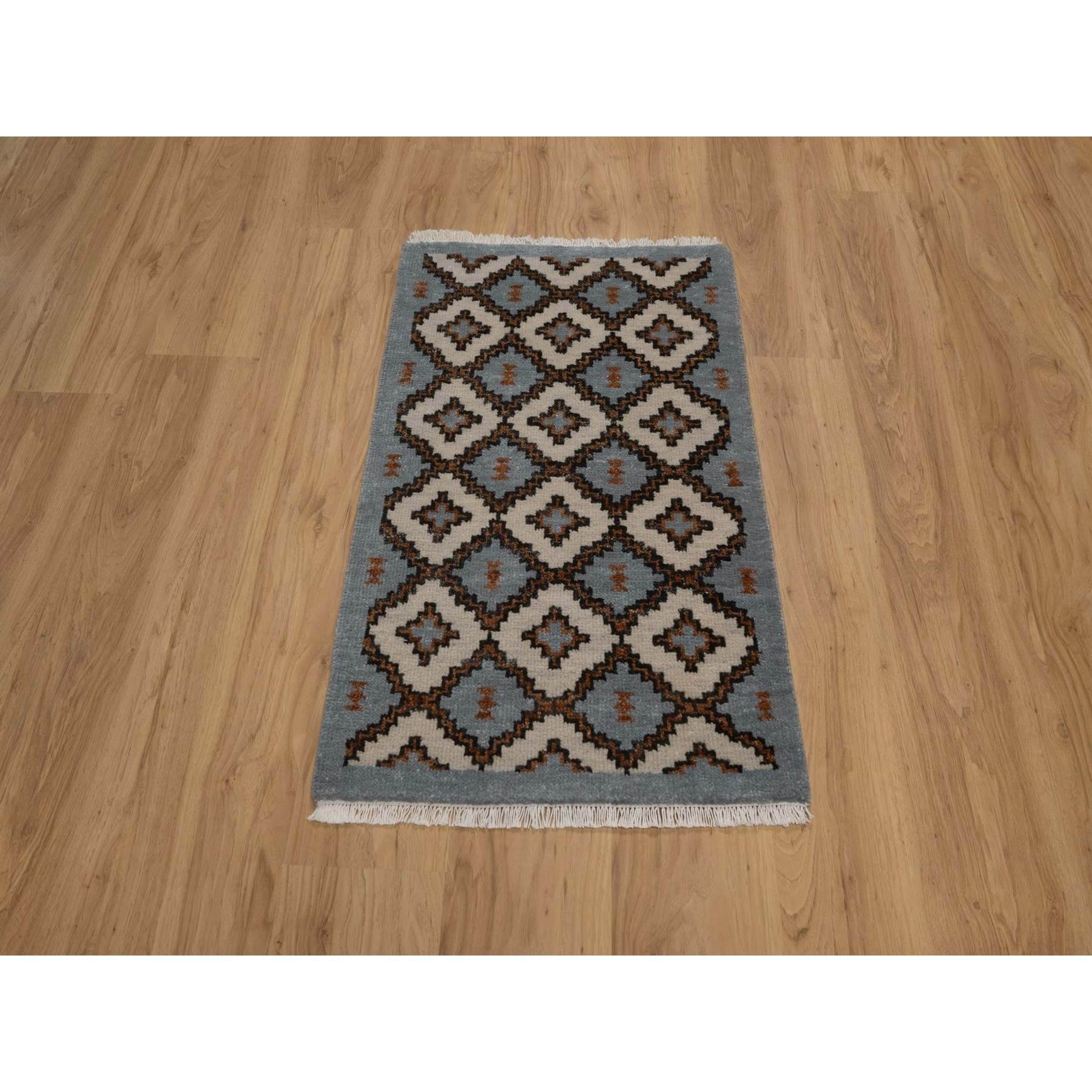Tribal-Geometric-Hand-Knotted-Rug-461750