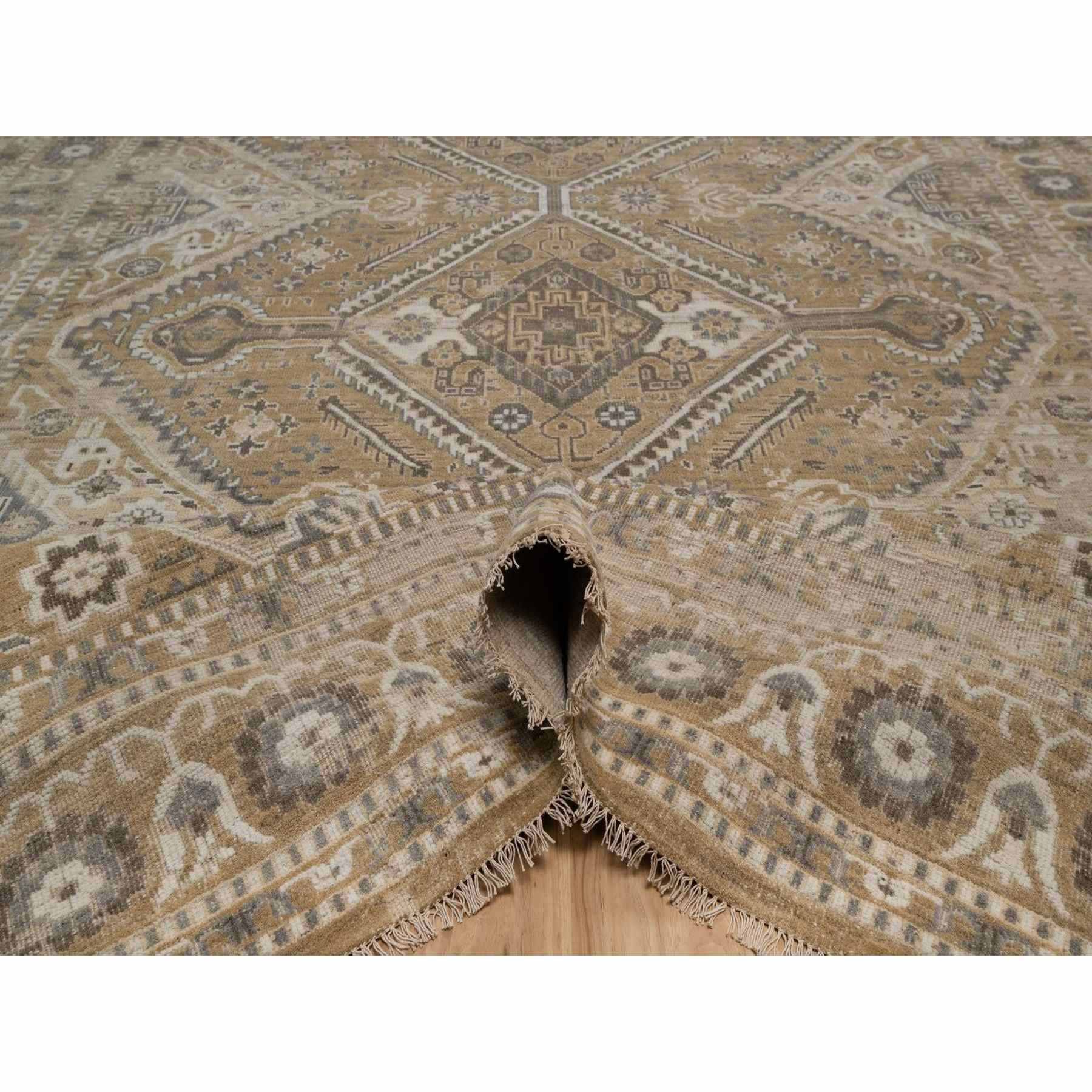 Tribal-Geometric-Hand-Knotted-Rug-461945