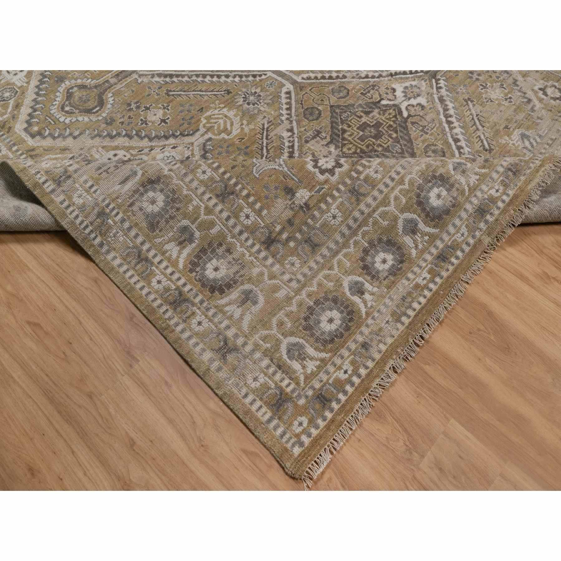 Tribal-Geometric-Hand-Knotted-Rug-461945