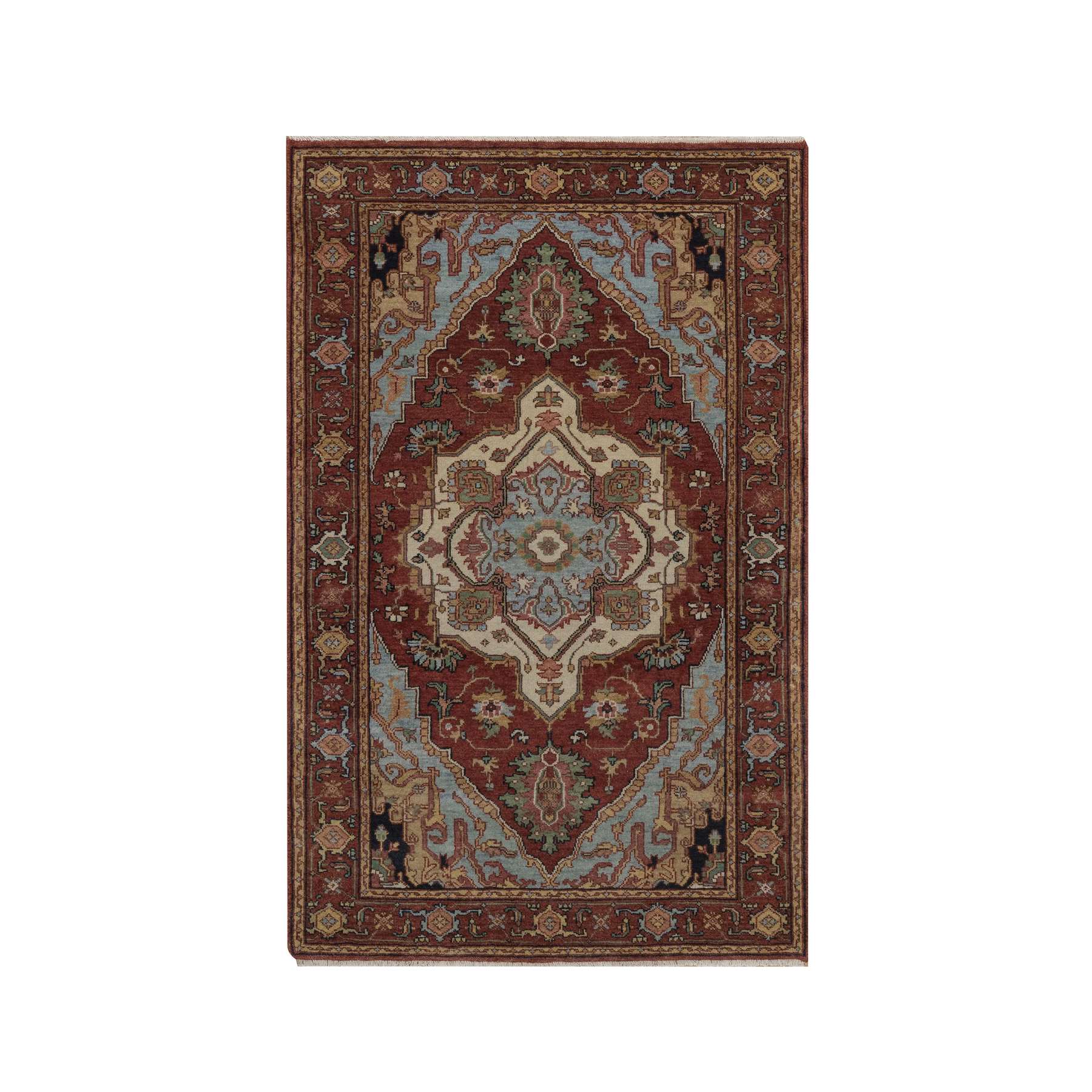 Heriz-Hand-Knotted-Rug-463885