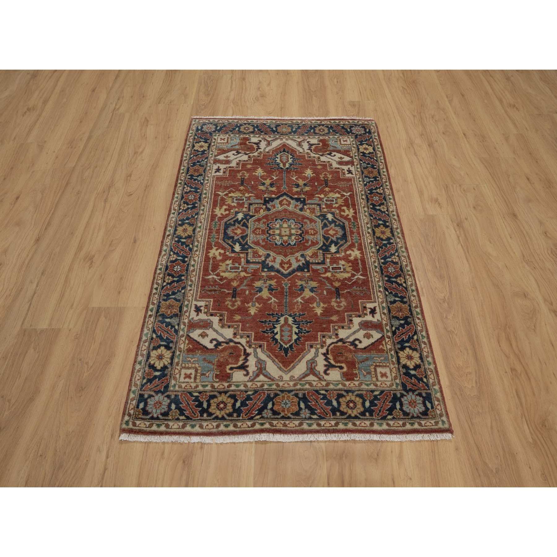 Heriz-Hand-Knotted-Rug-463890