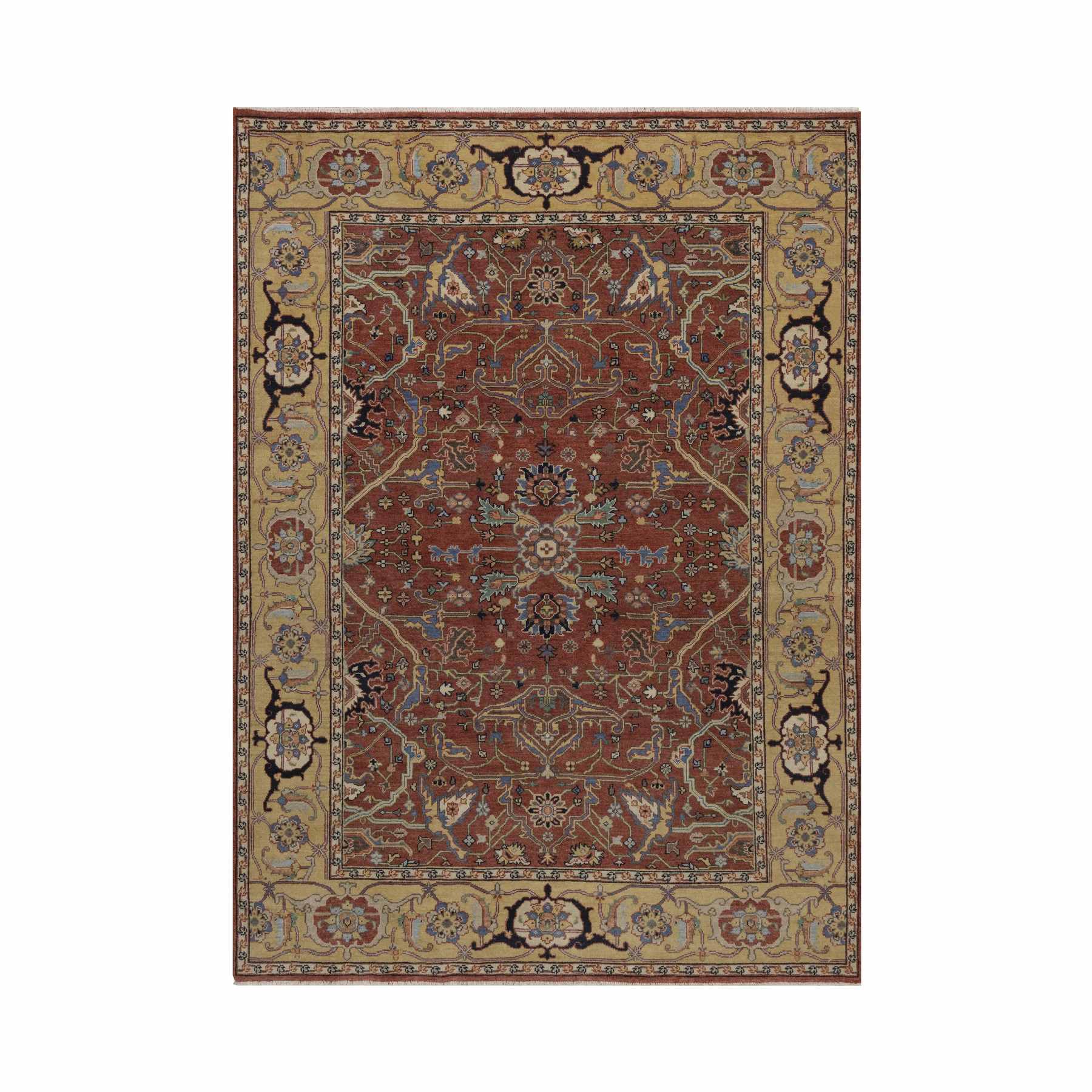 Heriz-Hand-Knotted-Rug-463895