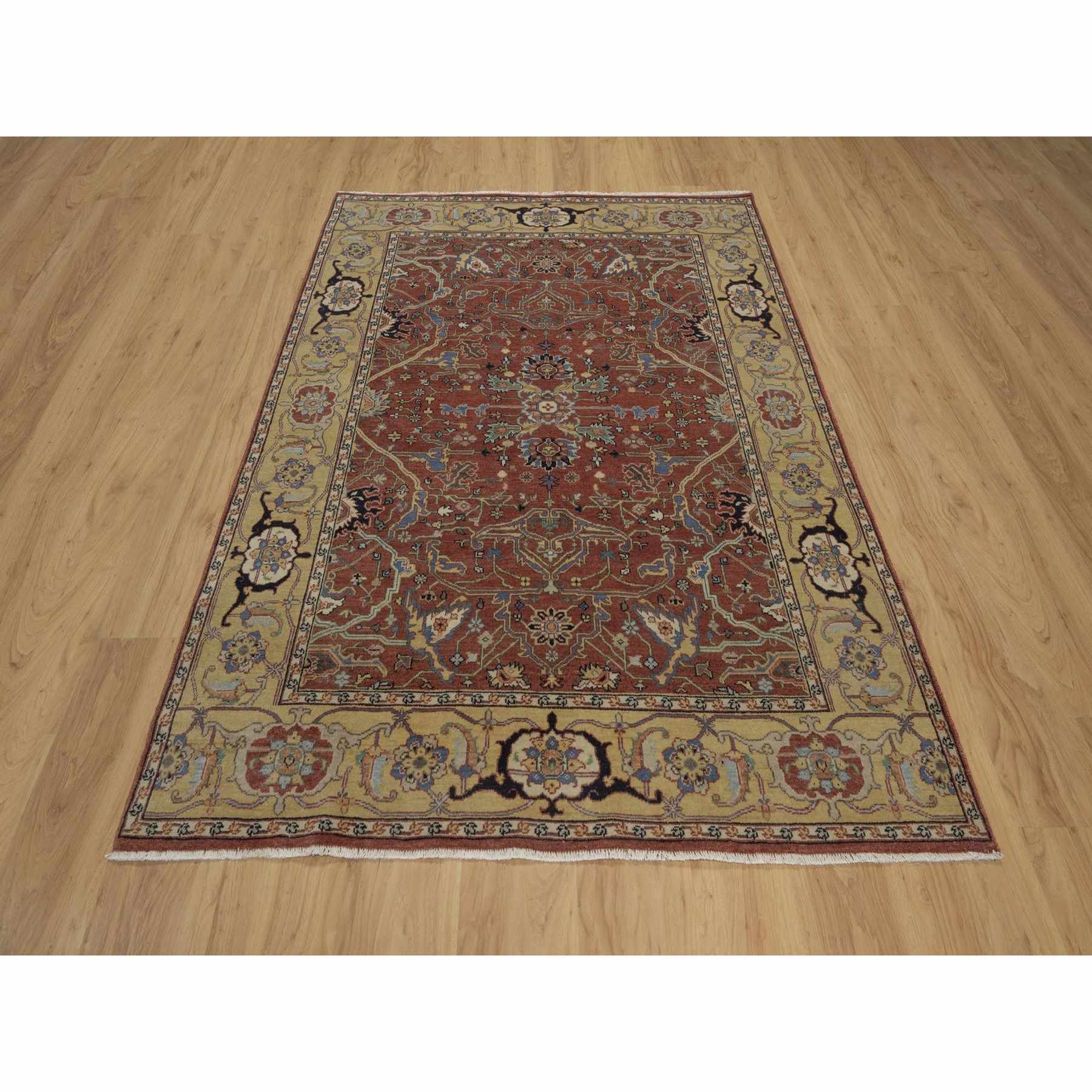 Heriz-Hand-Knotted-Rug-463895