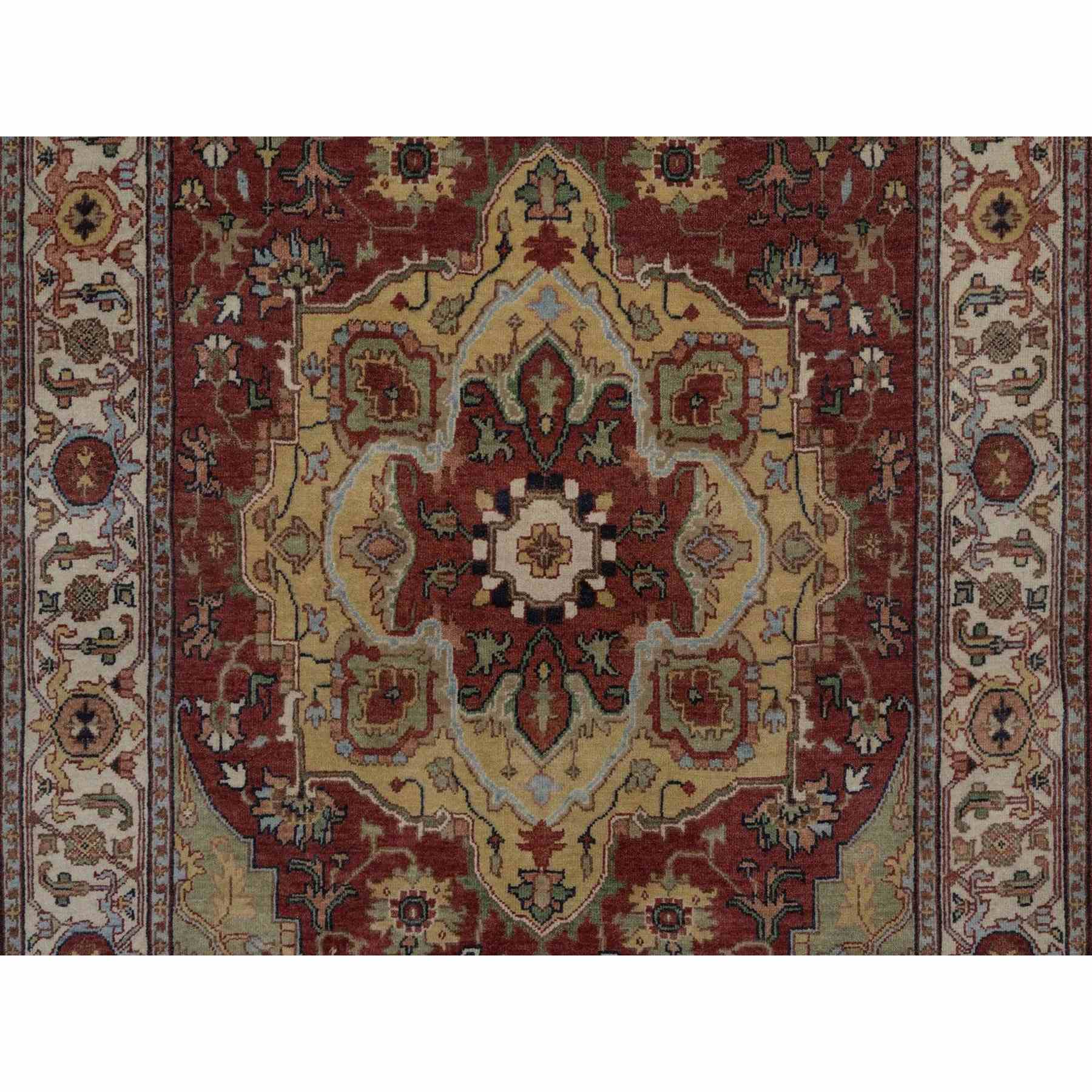 Heriz-Hand-Knotted-Rug-463900
