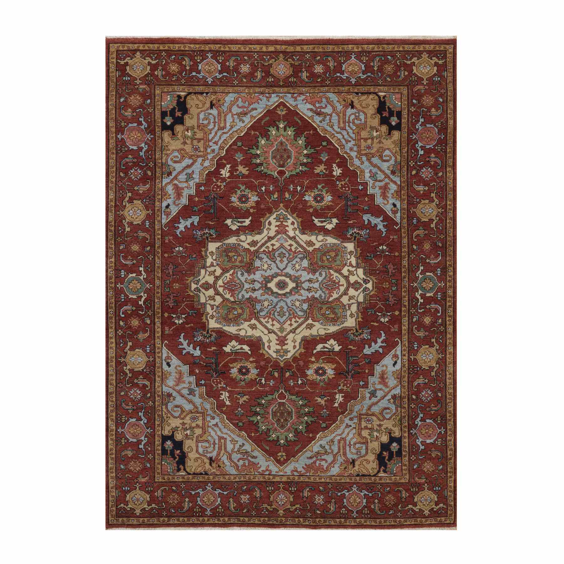 Heriz-Hand-Knotted-Rug-463910