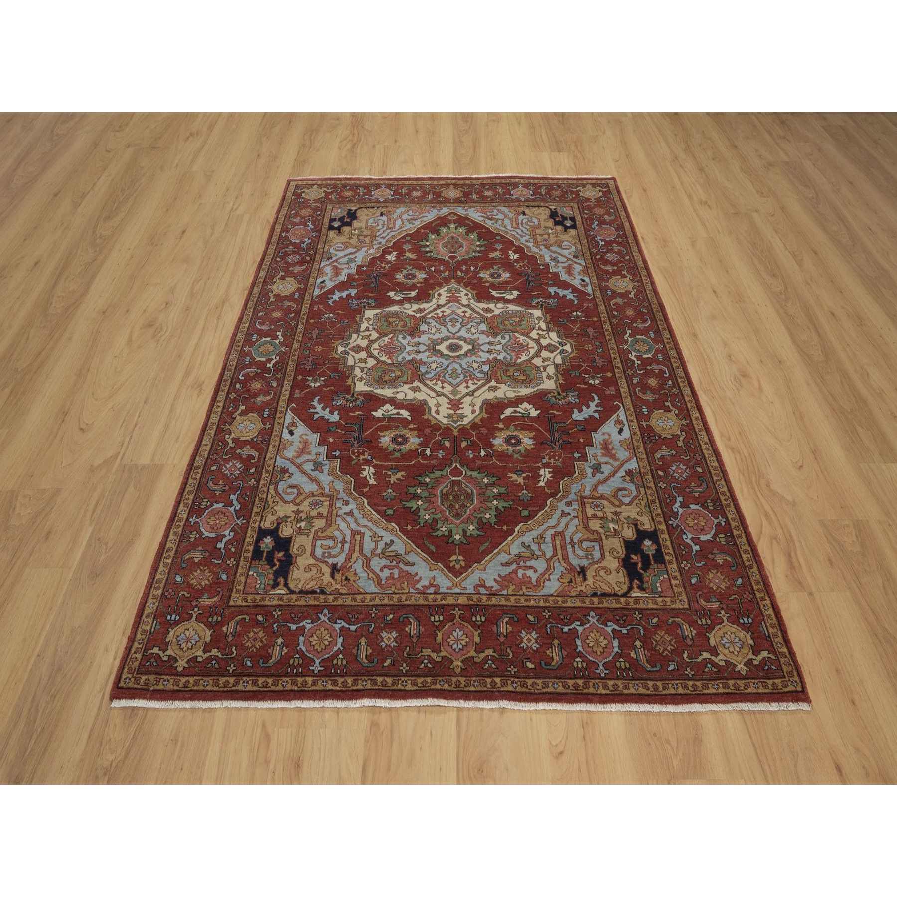 Heriz-Hand-Knotted-Rug-463910