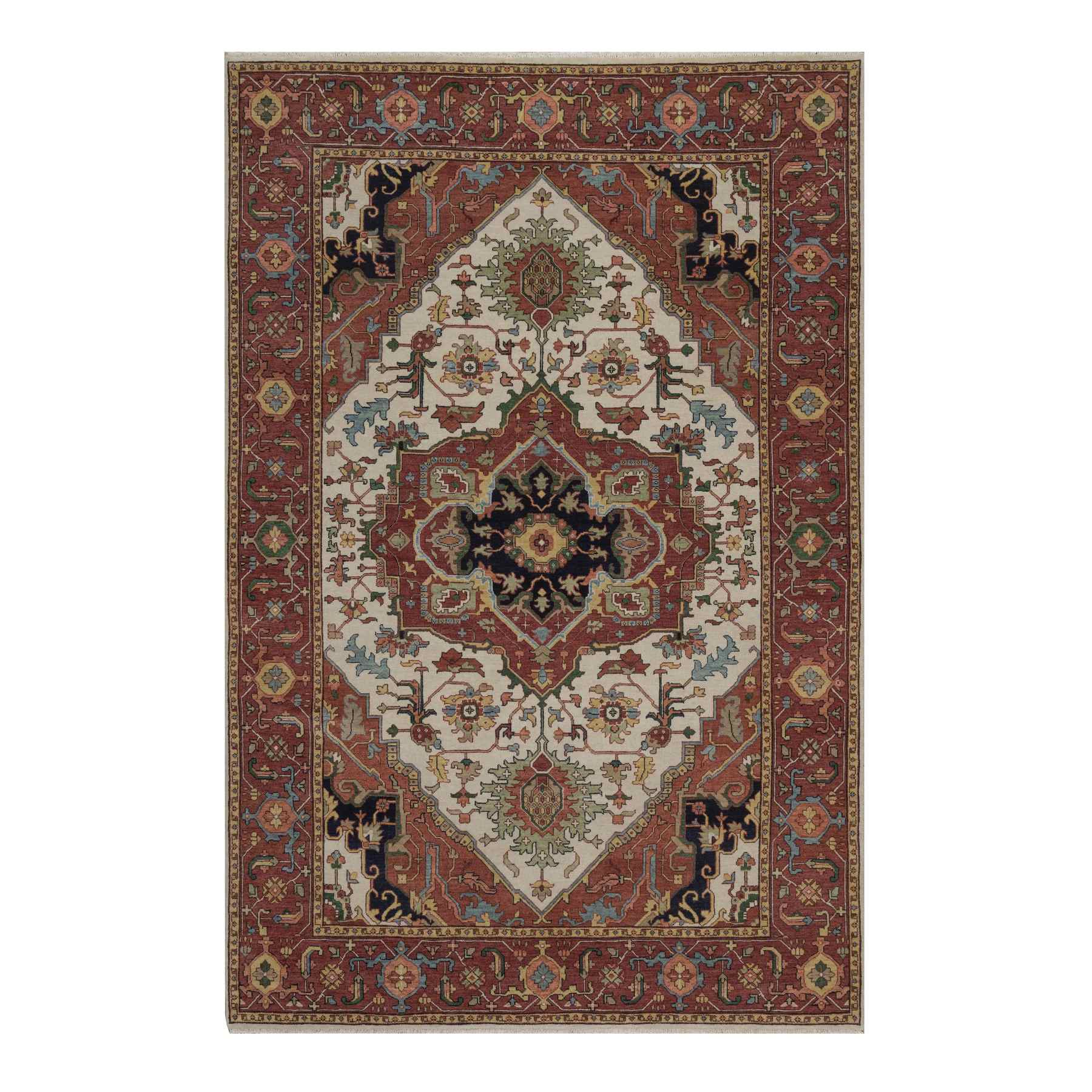 Heriz-Hand-Knotted-Rug-463915