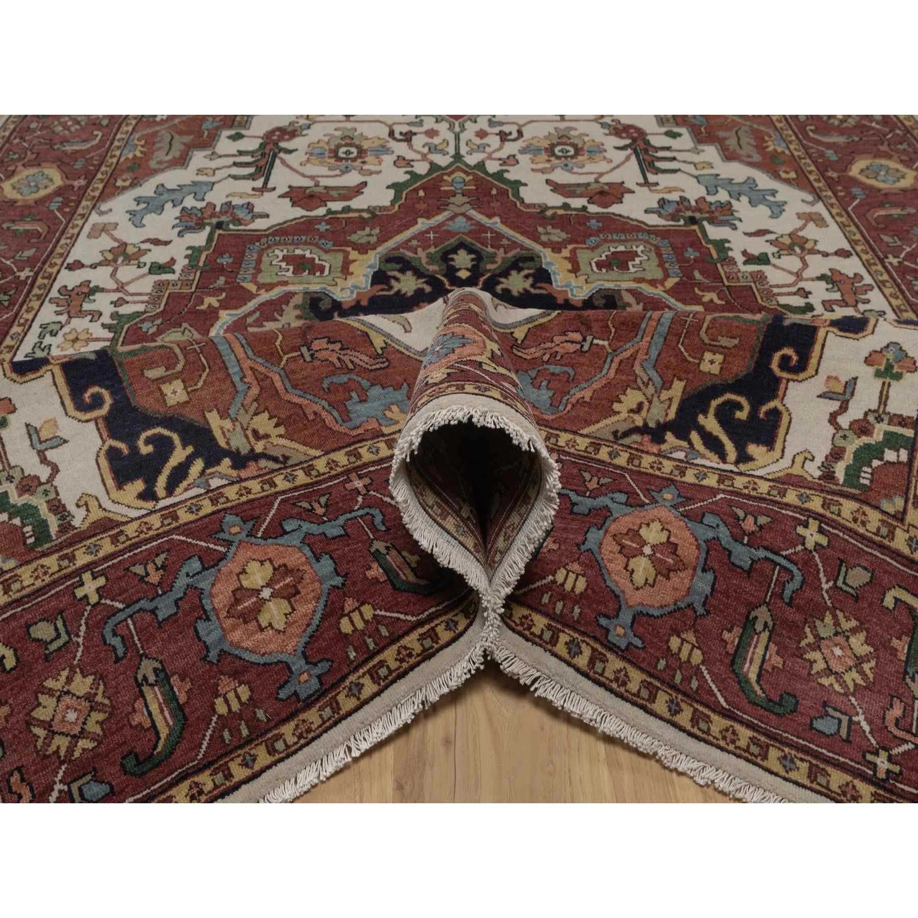 Heriz-Hand-Knotted-Rug-463915