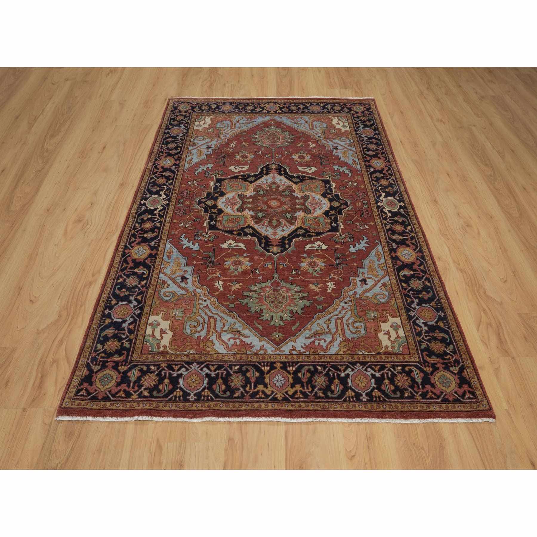Heriz-Hand-Knotted-Rug-463920