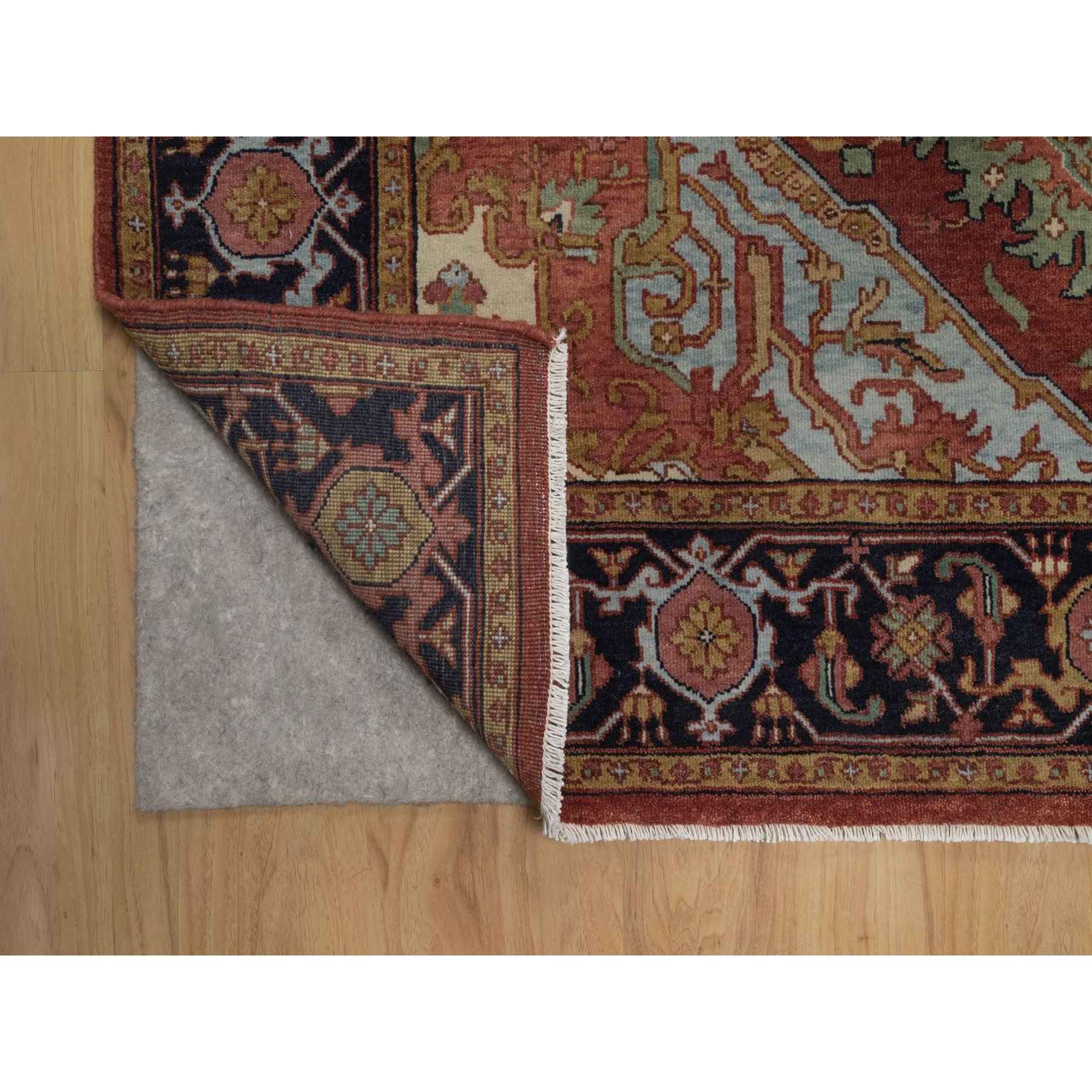 Heriz-Hand-Knotted-Rug-463920
