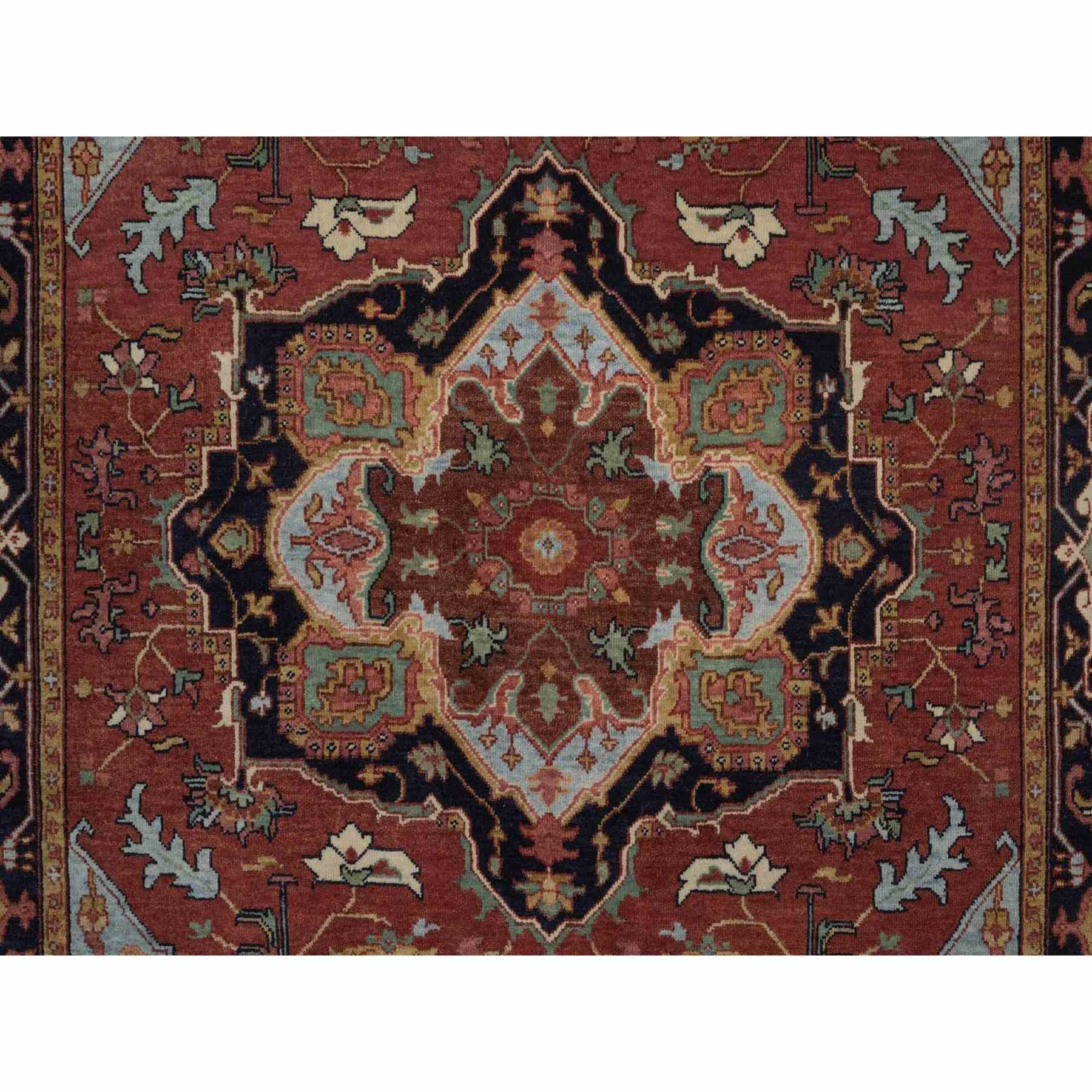 Heriz-Hand-Knotted-Rug-463920