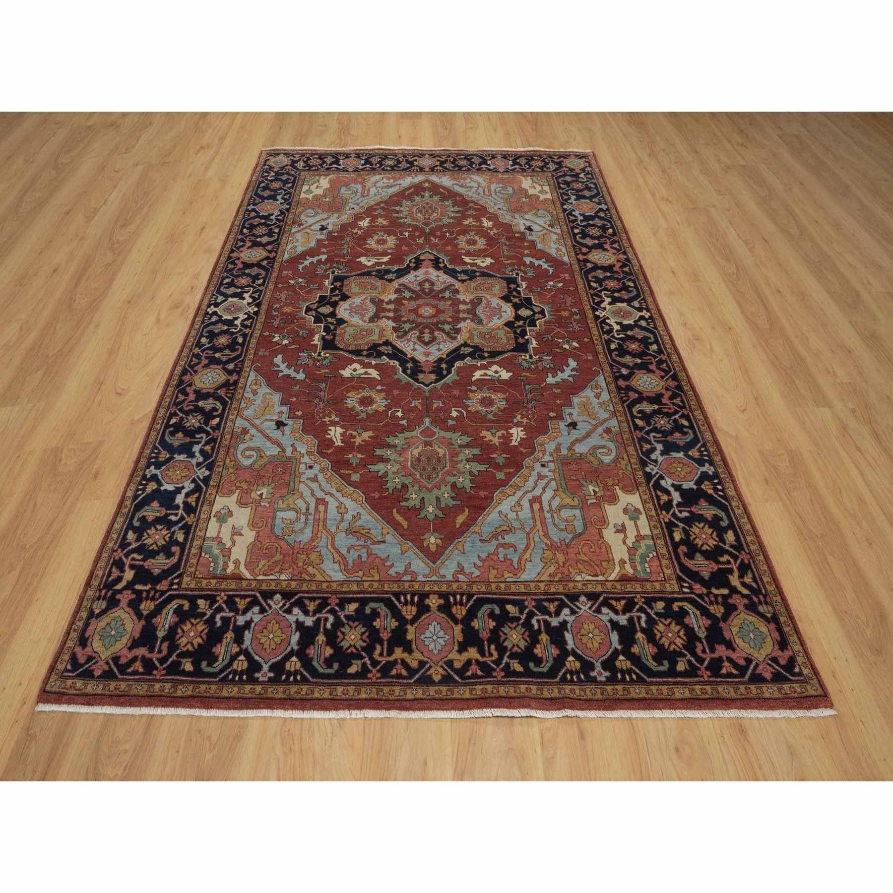 Heriz-Hand-Knotted-Rug-463930